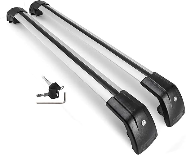 Portaequipajes de Techo para Auto para Kia para Sonet 2020 2021 2022 2023 2024 Riel de Techo con Cerradura Barra Transversal