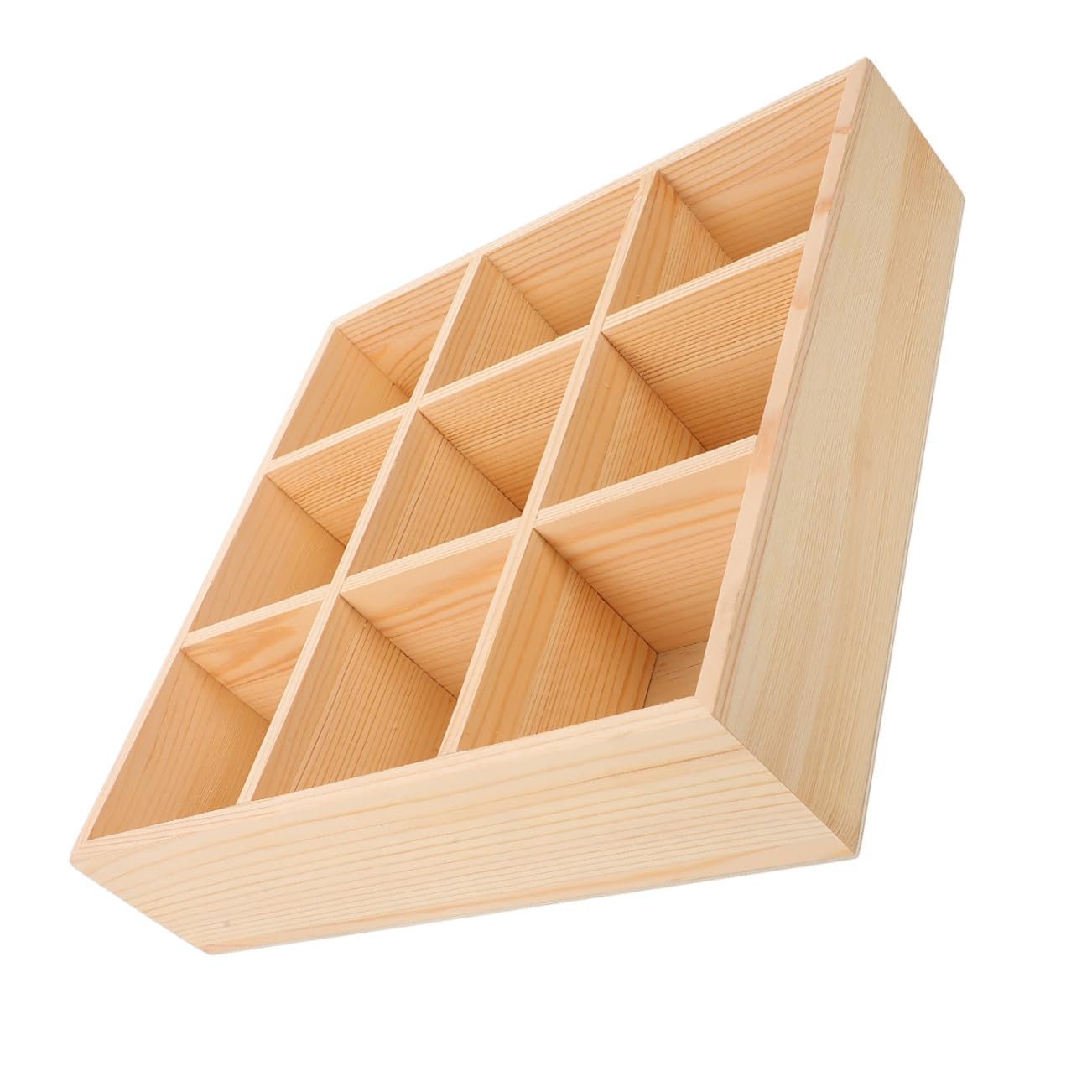 Alipis Porta Bustine Di Tè in Legno Scatola Di Legno Per Riporre Tè Scomparti Organizer Per Cucina