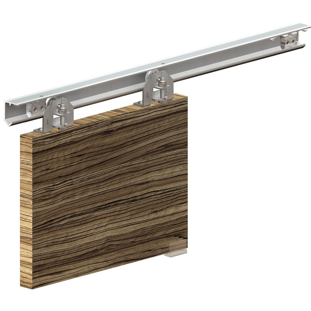 Porta scorrevole sagomata slid' 'up 180, Binario 180 cm, 1 porta fino a 30 kg, per passaggio, porte in legno