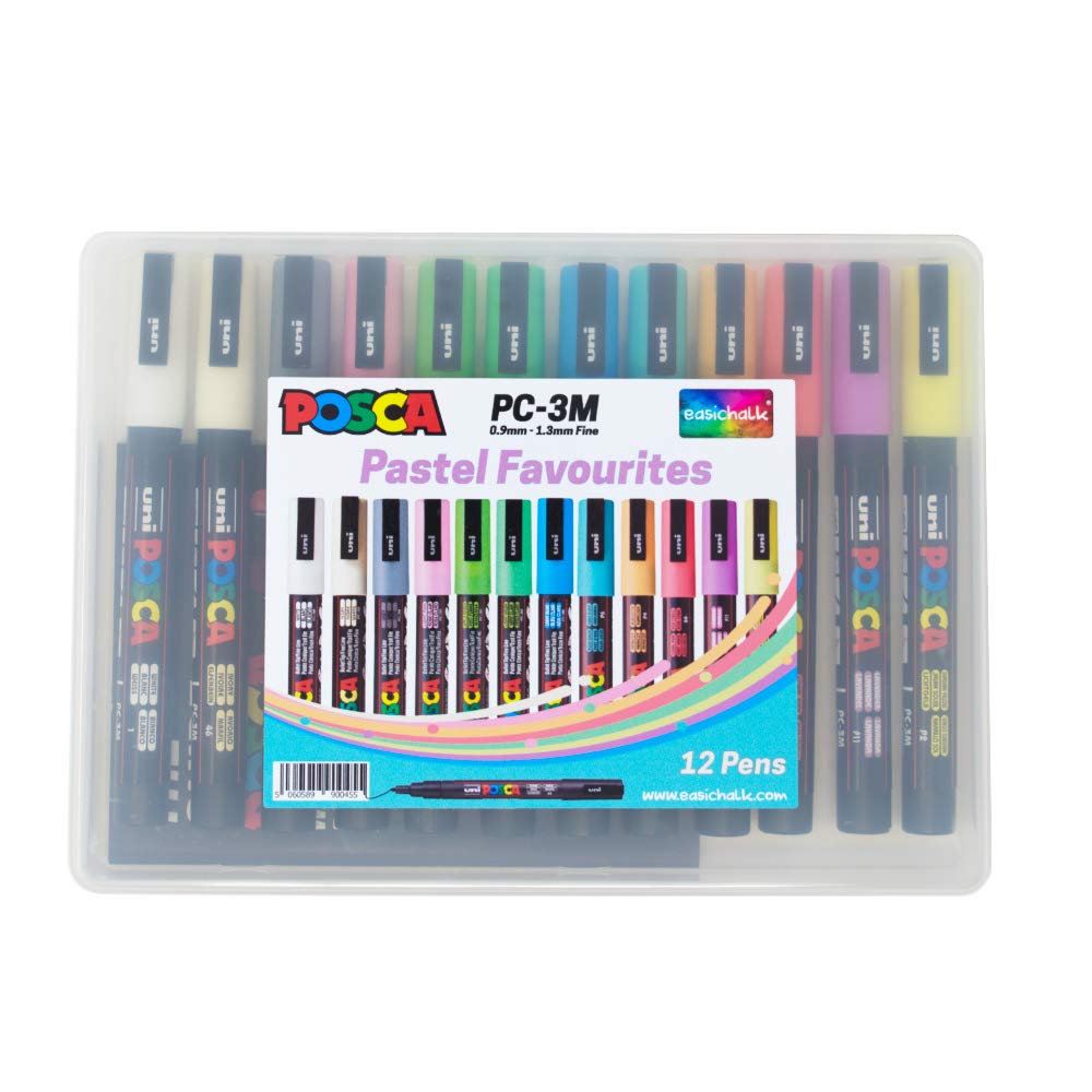 Buy Posca PC3M Acrylic Paint Marker Pen, The Pastel Favourites Pack