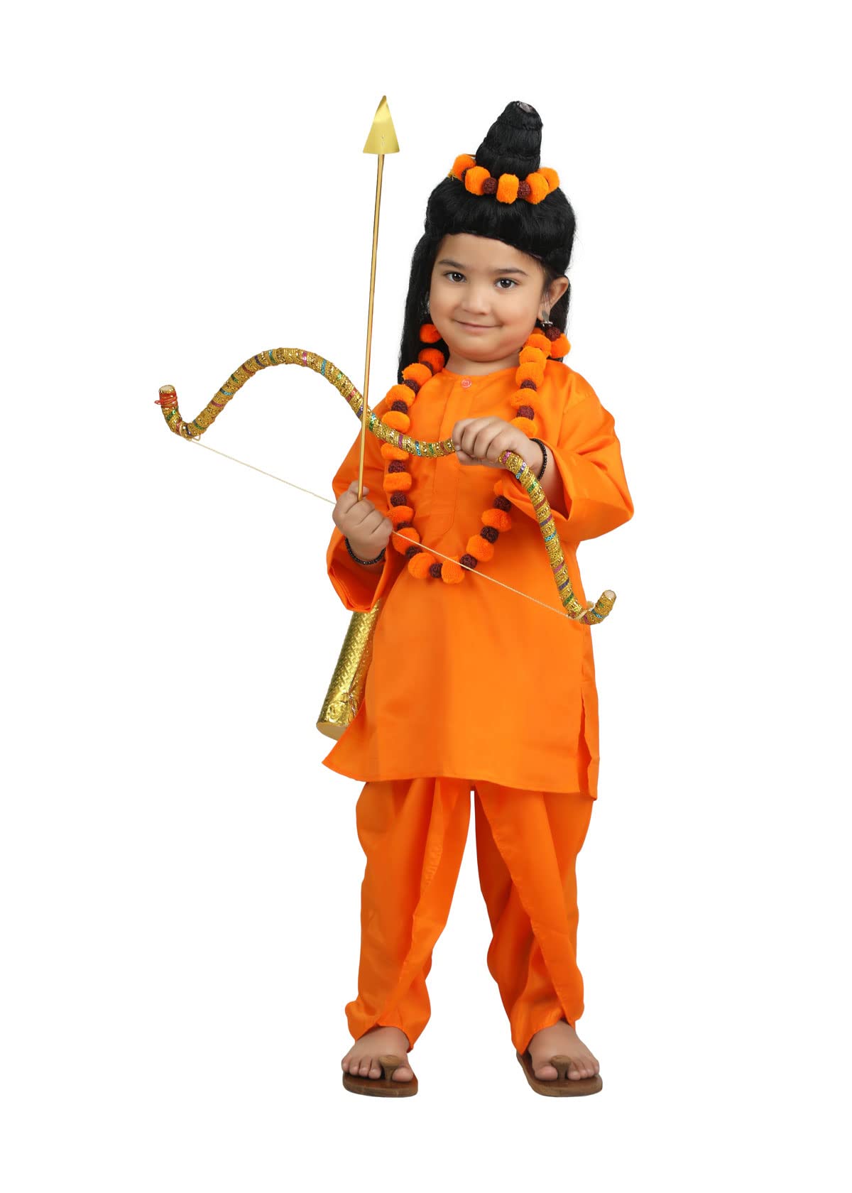 BookMyCostume Vanwasi Laxman Kids Ramlila Character Fancy Dress Costume 7-8 years