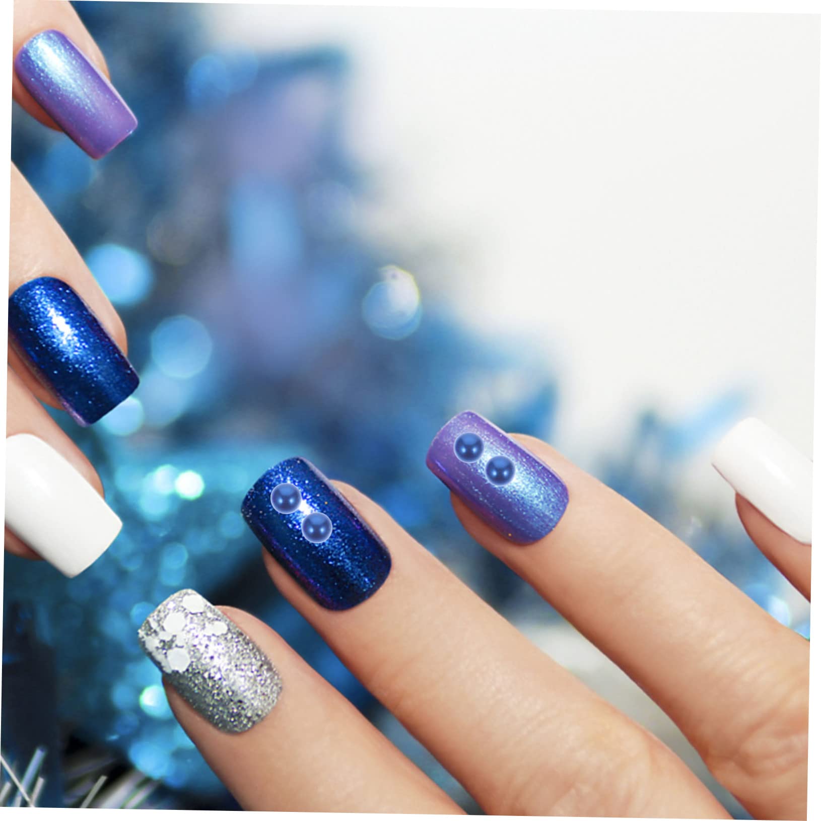 3 Pezzi Toppa Per Unghie Accessorio Per Manicure Decorazione Professionale Delle Unghie Comodo Ornamento Per Unghie Ornamento Decorativo Per Unghie Fornitura Di Manicure Resina
