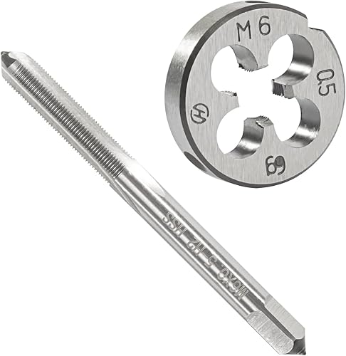 Vista 9 de Juego de brocas y machos métrico M4 x 0.7, broca de rosca de máquina HSS M4 X 0.7mm y macho redondo de alambre de acero de aleación M4 X 0.7mm