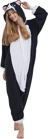 SimZoo Adult Animal Onesie Pajamas Halloween One-Piece Costumes