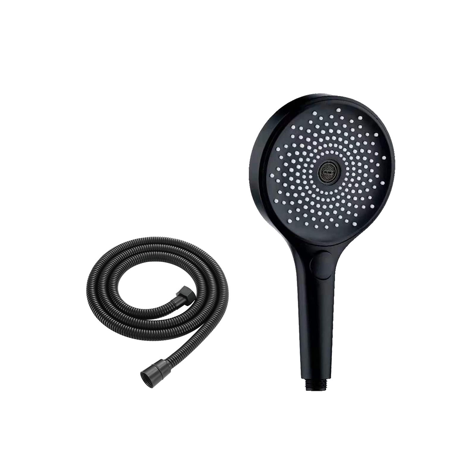 Badezimmer Handbrause, ABS Badezimmer Duschset, Badezimmer Duschzubehör, Für Hotelbadezimmer,Black b
