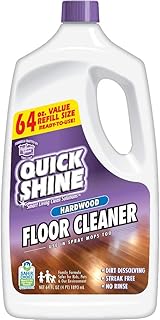 Quick Shine High Traffic Hardwood Floor Cleaner, 64 Fl. Oz, White