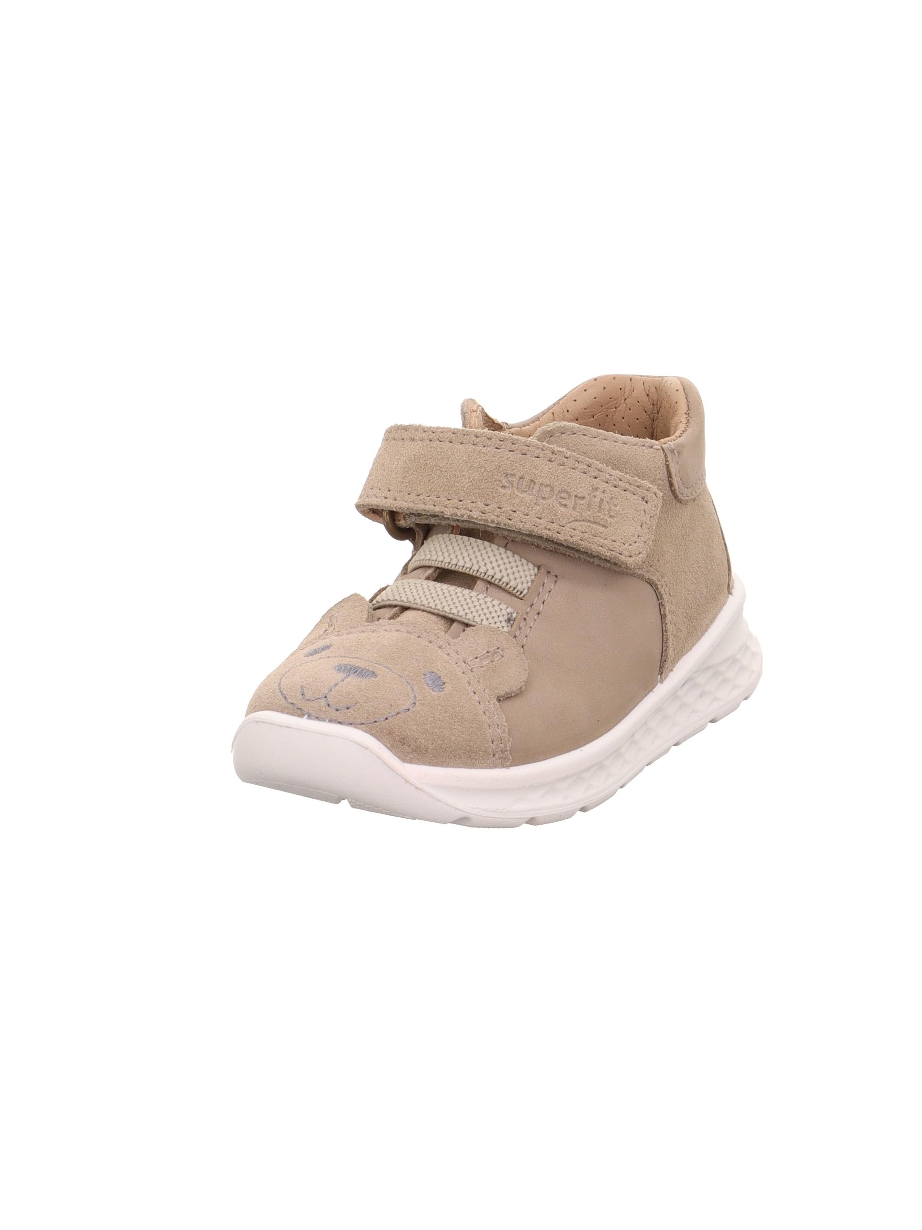 Superfit Baby Boys' Breeze First Walking Shoes, Beige 4000, 3.5 UK Child