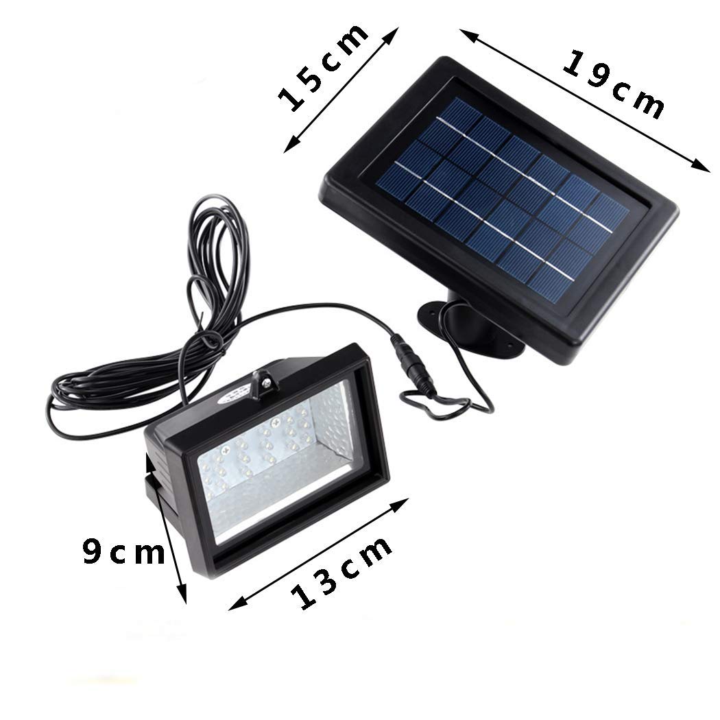 Zewnętrzny reflektor zewnętrzny projektor słoneczny 30LED ogród słoneczny projektor wodoodporny trawnik światła słonecznego bezpieczeństwa oświetlenie zewnętrzne krajobraz lampa ścienna lampa solarna