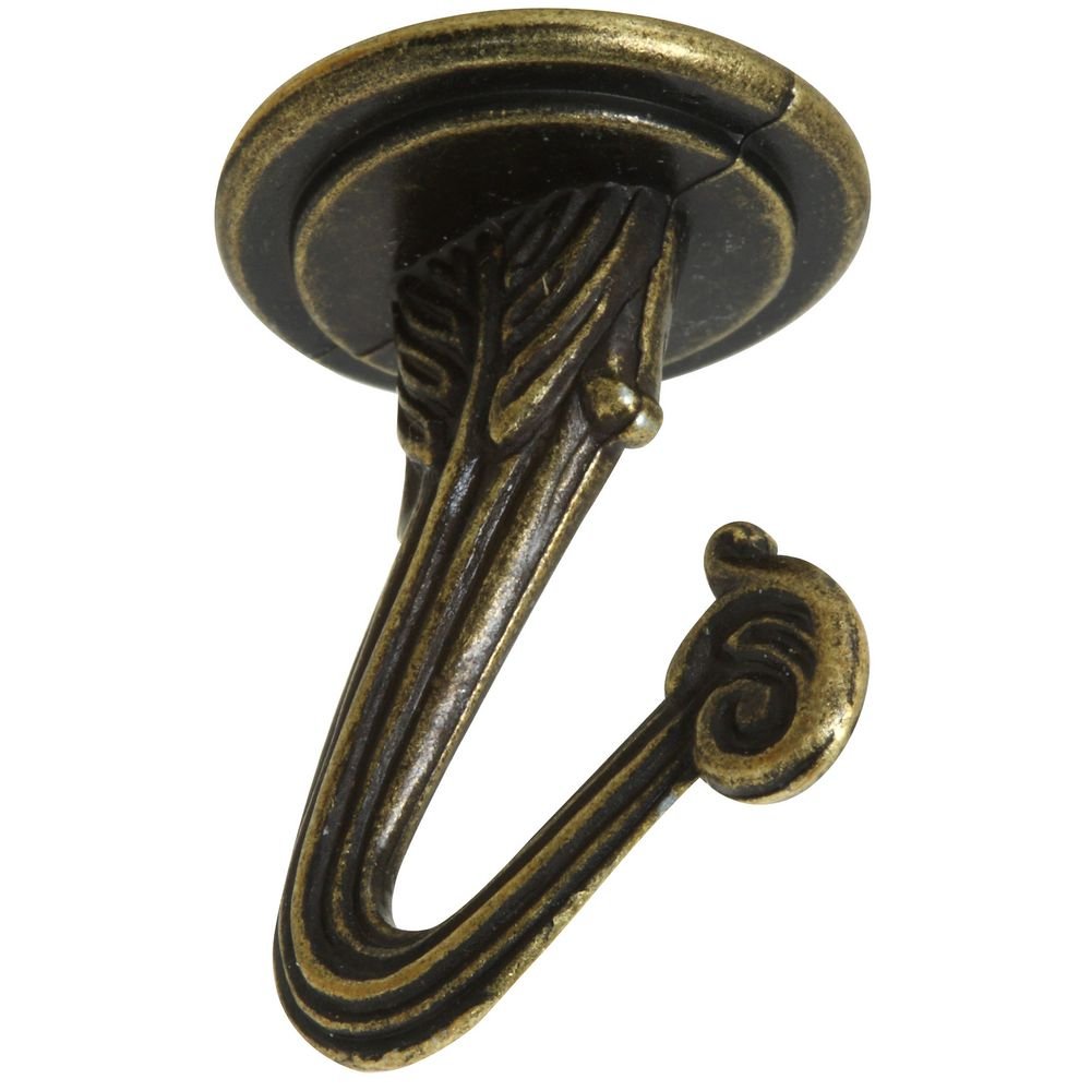 Crochet swag National Hardware V2671 en laiton antique de 1-1/2 pouce pour suspension