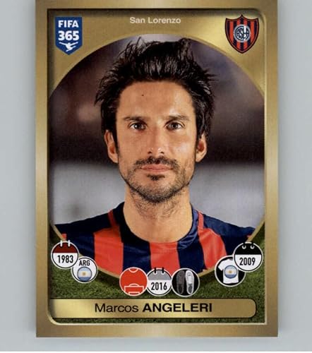 Miniatura 1 de 2016-17 Panini FIFA 365 Stickers CentralSouth America #218 Marcos Angeleri San Lorenzo Official Soccer Album Sticker in Raw (NM or Better) Condition