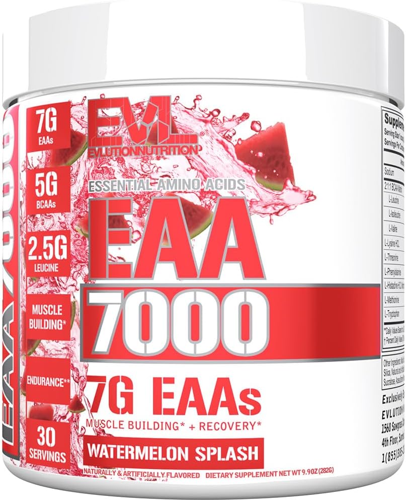 EVL BCAA Lean Energy Powder Pre Workout Green Tea Fat