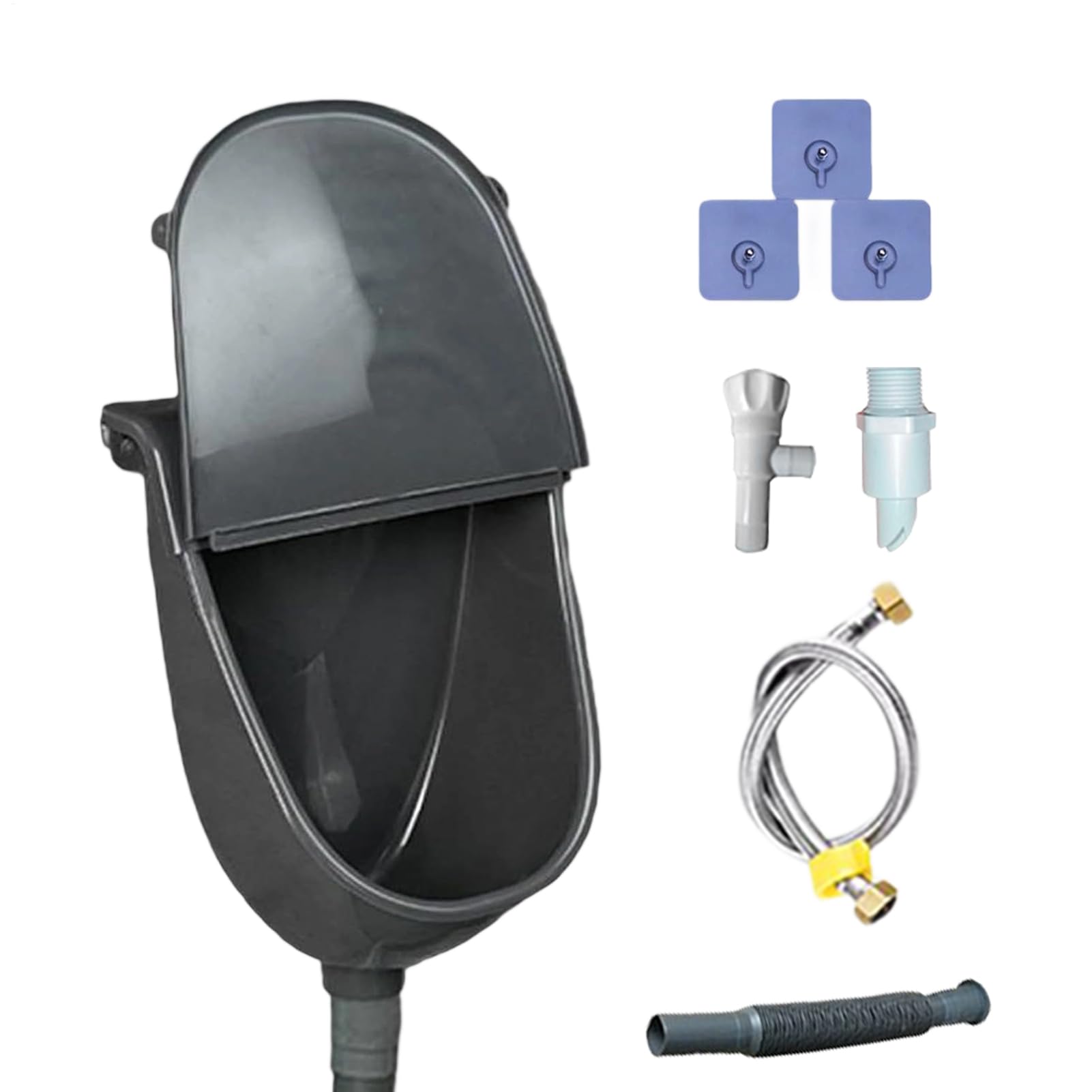 Descargador de de pared, separador de sin olor con tapa para hombres, hogar o dormitorio