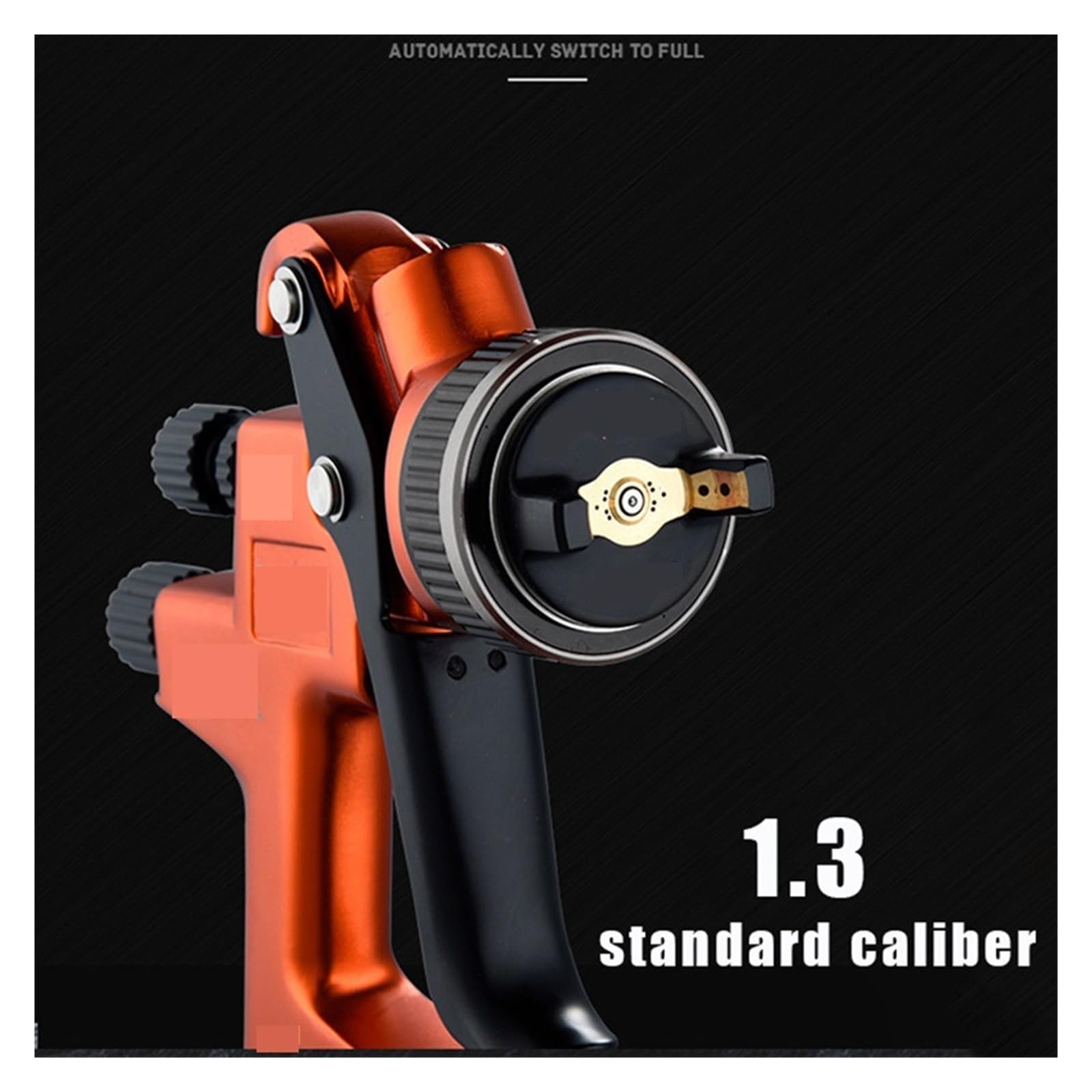 Pistola per verniciare, Aerografo con ugello da 1,3 mm for Pistola a spruzzo Professionale for la verniciatura di Pistola pneumatica aerografo for Auto