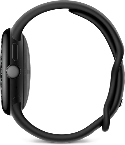Google Pixel Watch 4 (41 mm) - Android smartwatch with Domed Display, Comprehensive Health and Fitness Tracking and Help from Gemini - Matte Black Aluminium Case - Obsidian Active band - LTE - 3