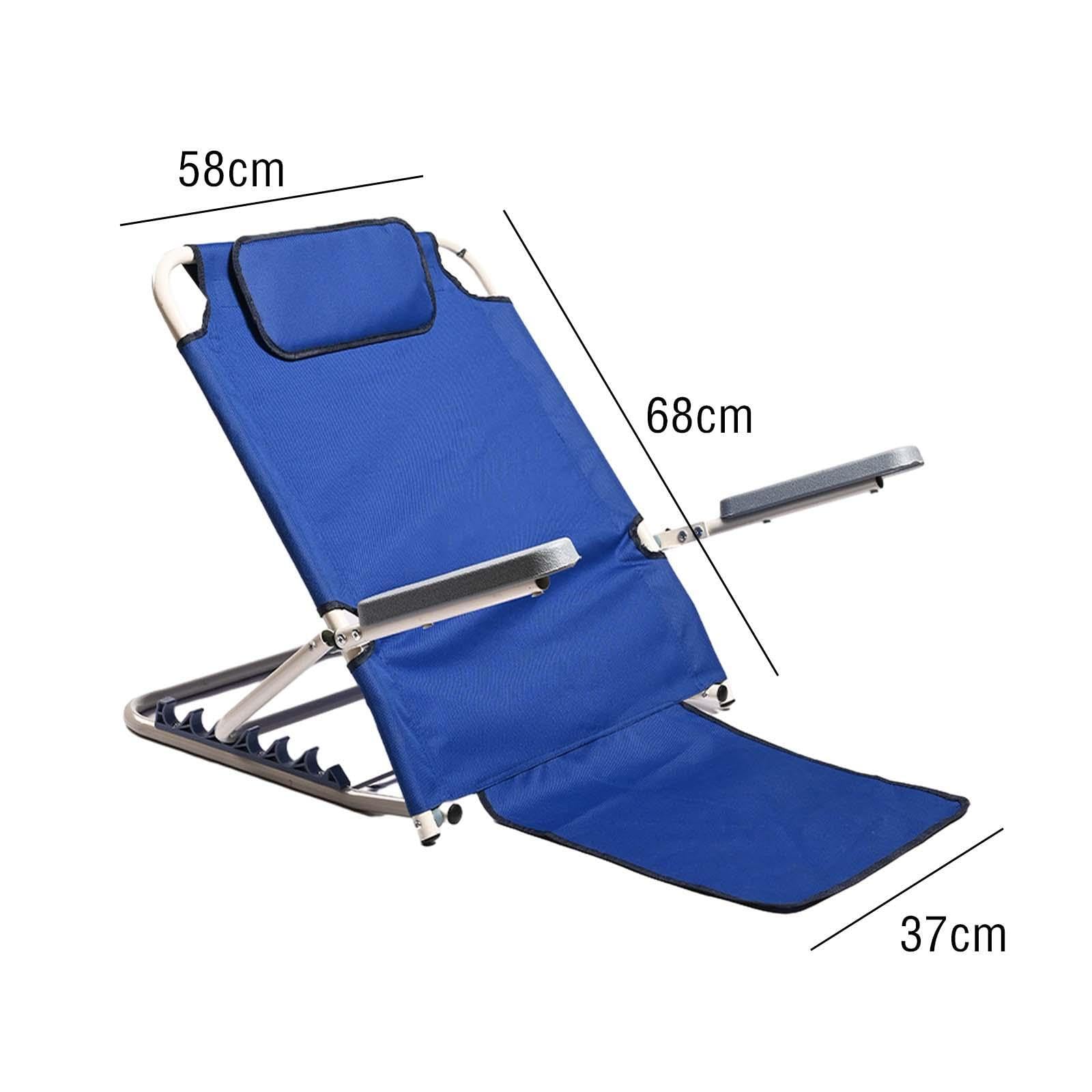 Sedia da Letto con Schienale Pieghevole e Cuscini Rimovibili, per | che cercano comfort, lettura, pranzo, tempo libero, sedie da letto per sedersi con schienale