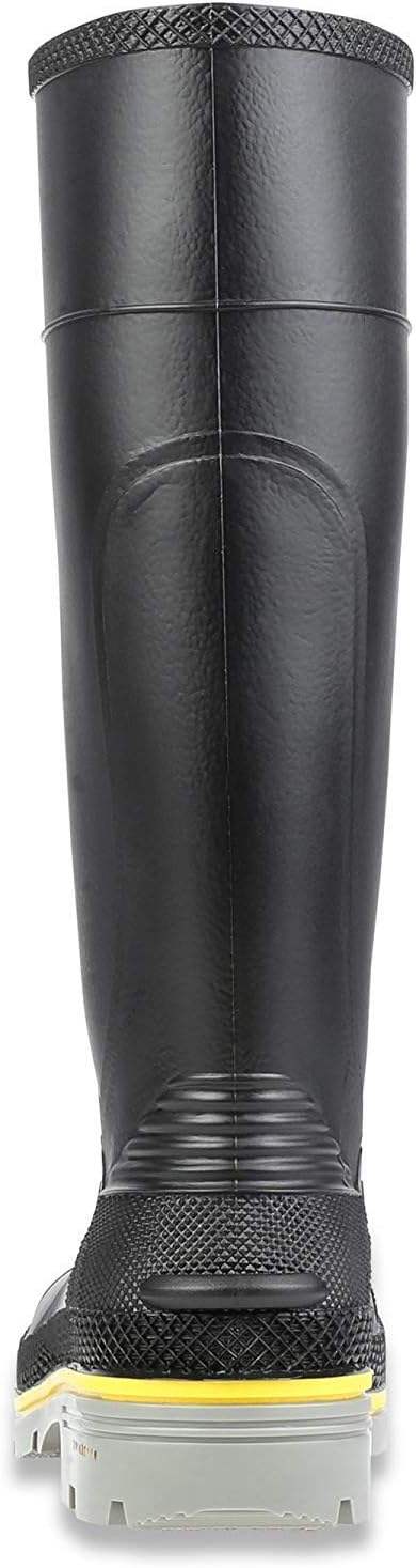 Honeywell HON75109-11 Servus by Size 11 XTP Black 15'' PVC Knee Boots with TDT Dual Compound Yellow and Gray Outsole, Steel Toe and Removable Insole, English, 15.34 fl. oz, Plastic, 1" x 1" x 1"