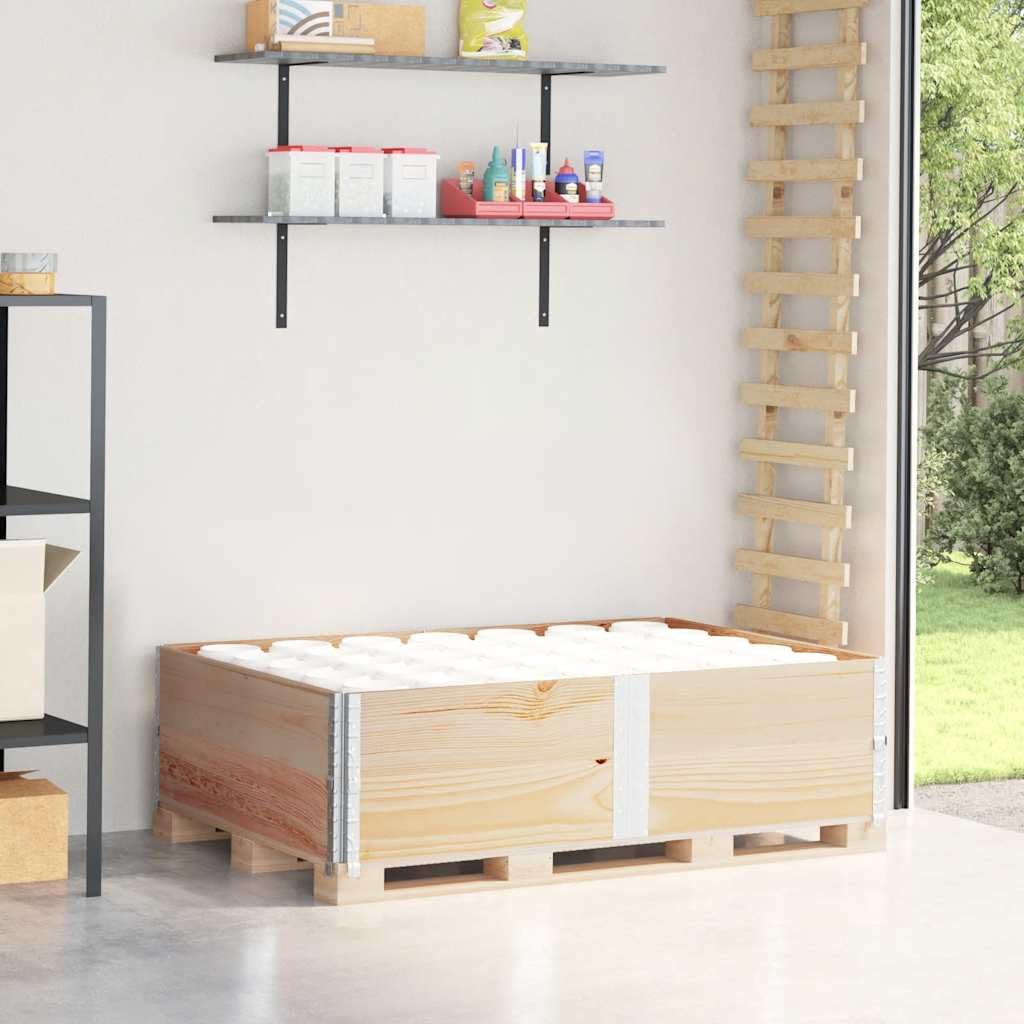 Paretali per Pallet 2 pz 150x100 cm in Legno di Pino,Commercio e Industria,Movimentazione di Materiali,Pianali di carico e Pallet,23.7kg-4010305