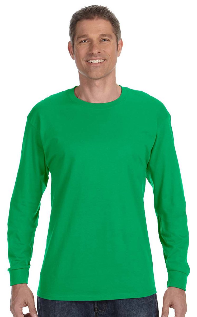 Gildan Heavy Cotton 100 Cotton Long Sleeve T Shirt 5400