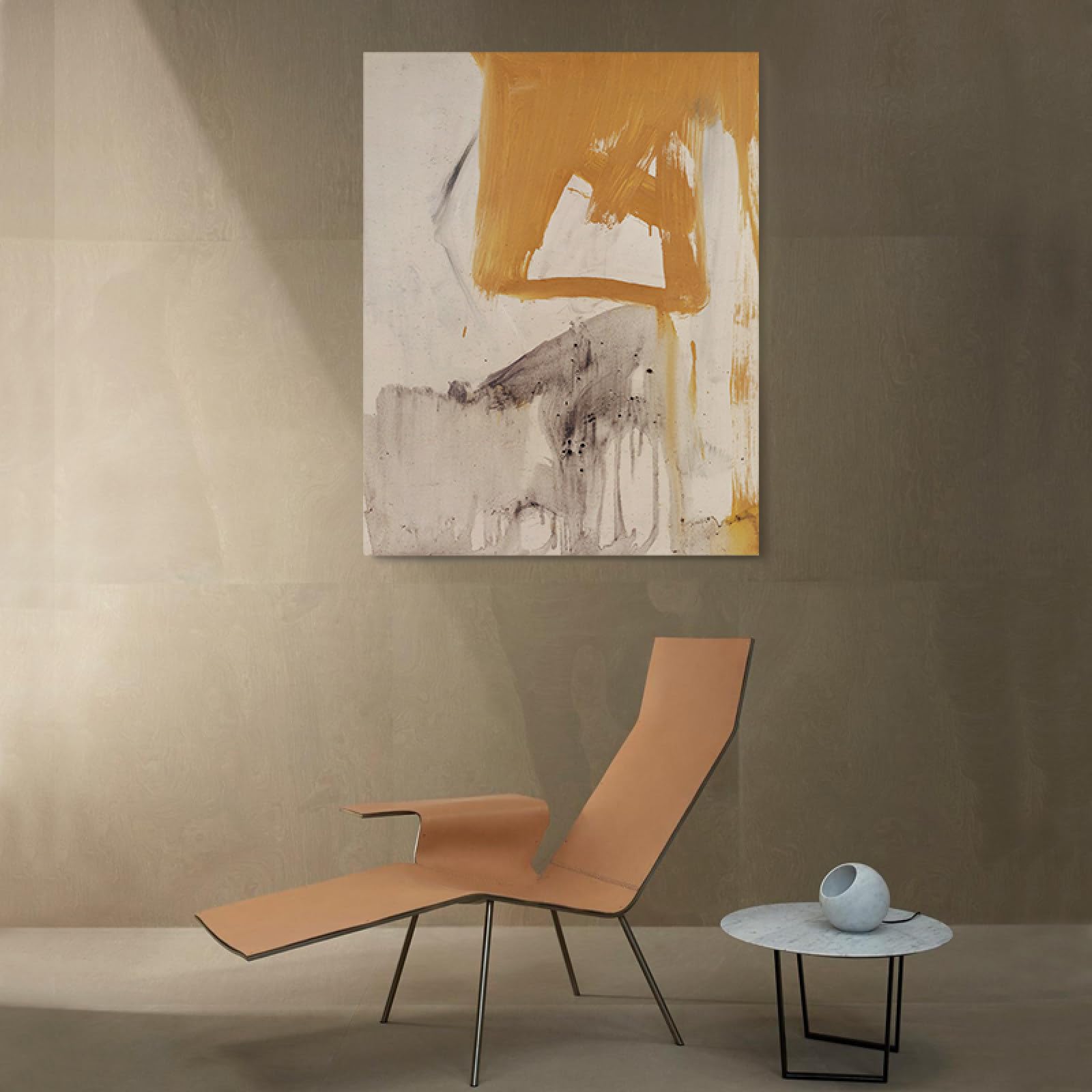 Peinture à l'huile sur toile faite main texture minimaliste art mural salon