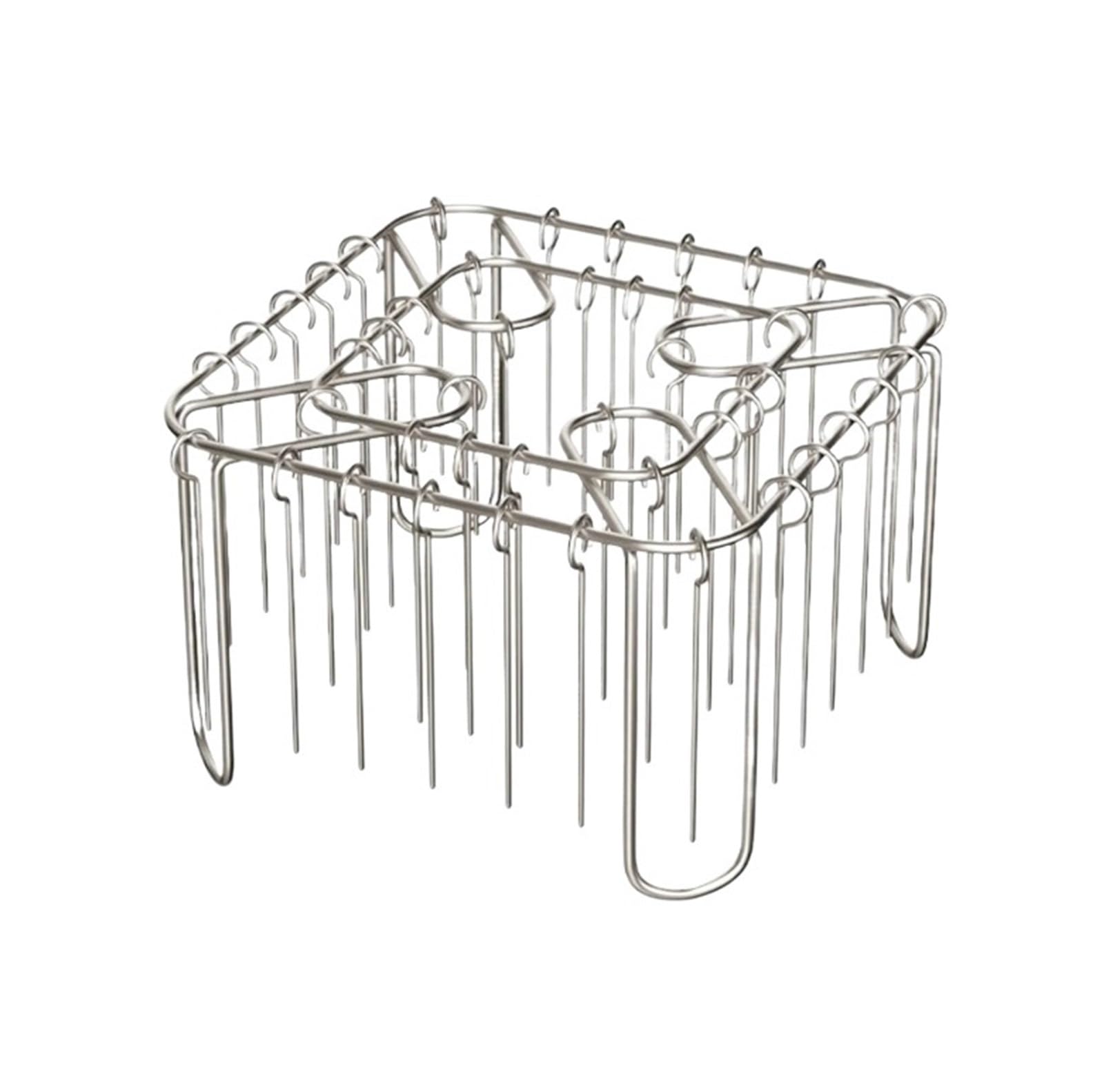 Genérico Rejilla for freidora de Aire con 40 brochetas for Cocina | Accesorio for parrilla de acero inoxidable, apto for uso alimentario, antideslizante y reutilizable