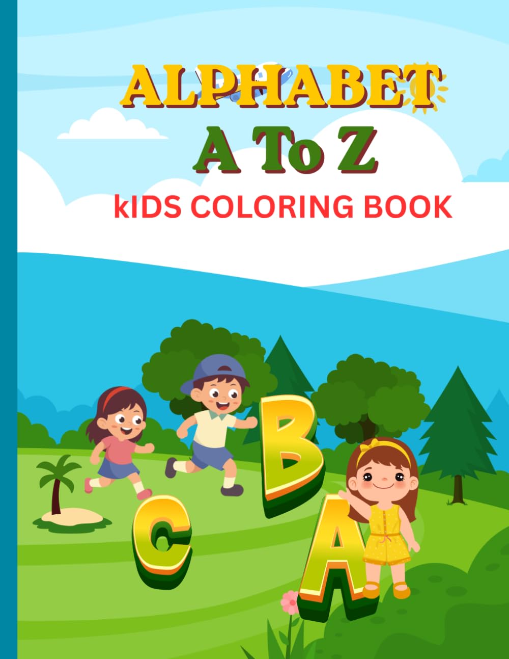Alphabet A to Z kids coloring Book: Learn Letters with coloring and Tracing