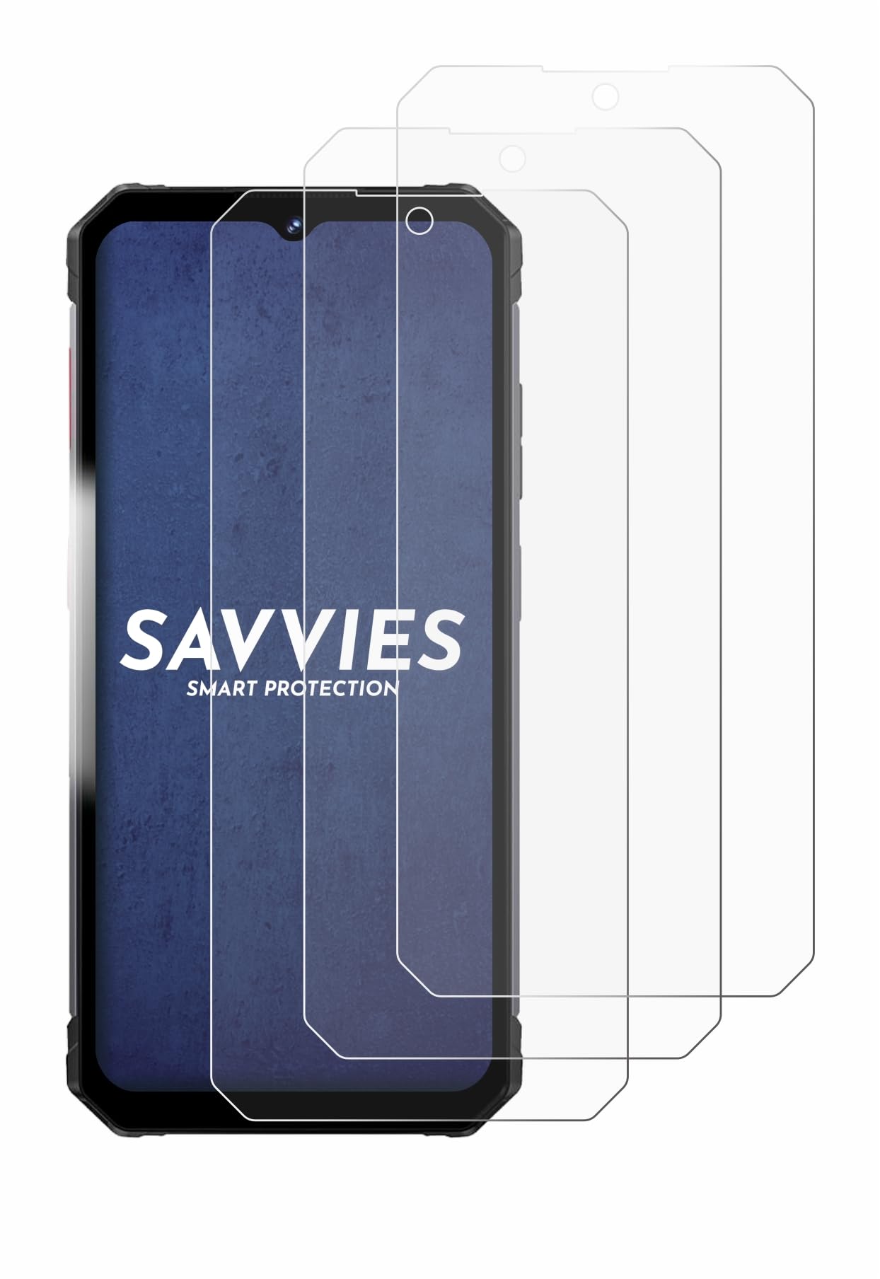 savvies Screen Protector compatible with Fossibot F102 Protection Film Clear 18-Pack