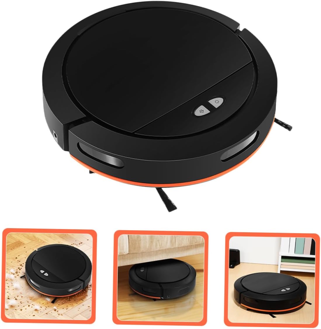 Automatic Electric with Intelligent Navigation Self-Charging and Multifunctional Design for Effortless Cleaning Hard Floors and Carpets for Pet Hair