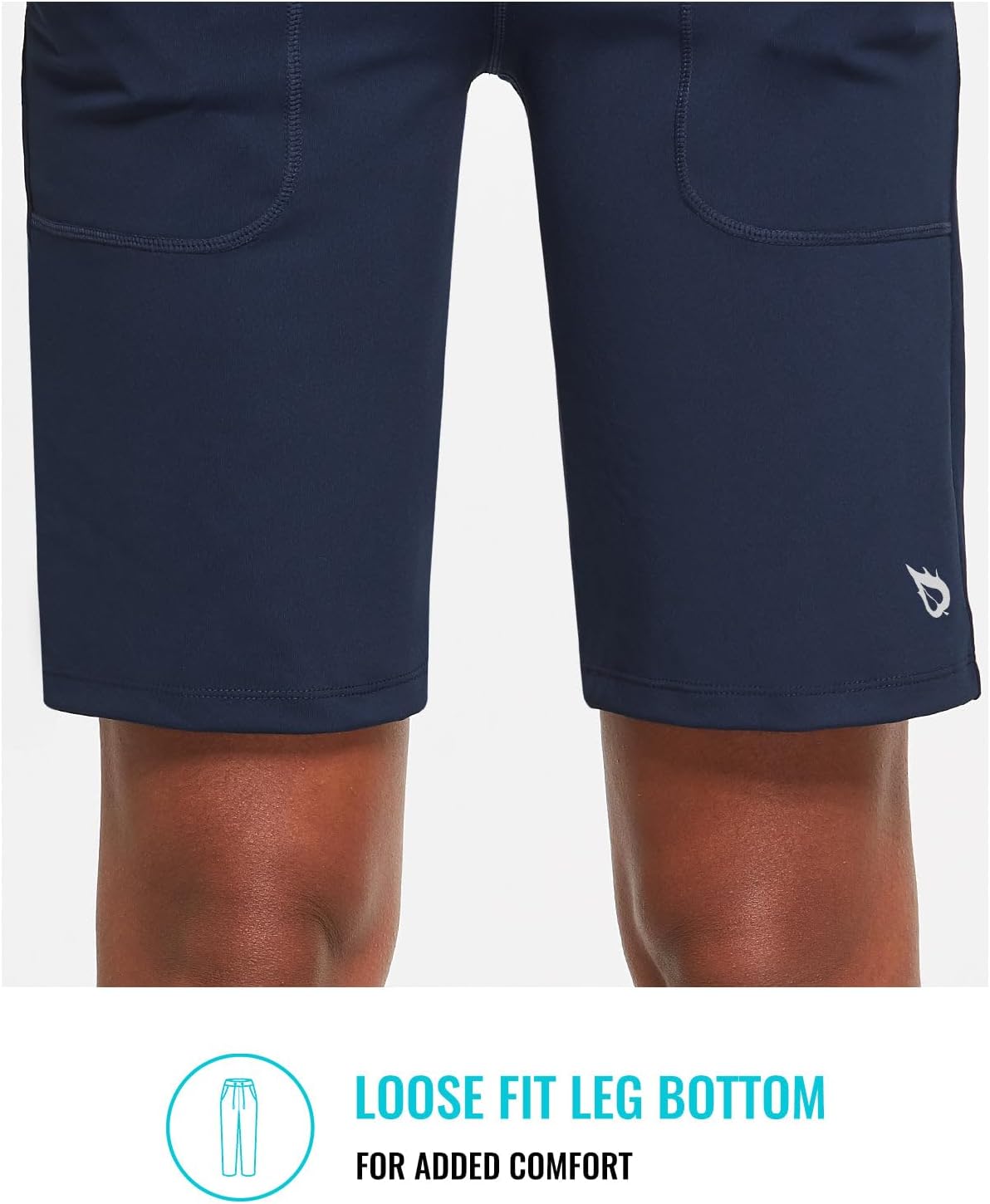 baleaf Women's Bermuda Long Shorts 10" Knee Length High Rise Athletic Shorts Pull On Workout Walking Golf Running Summer - Image 5