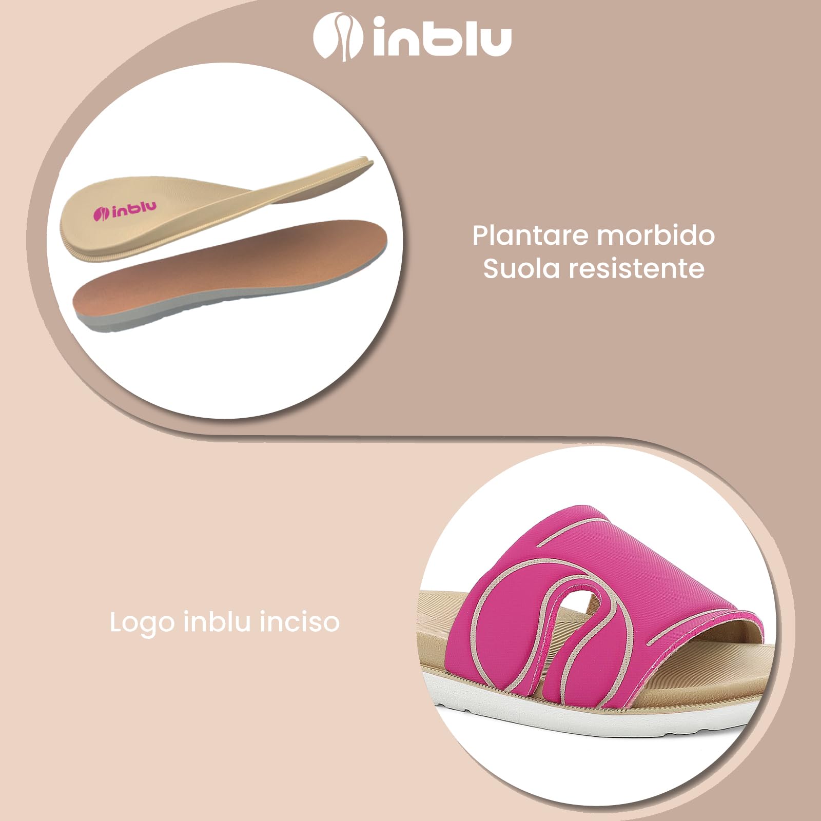inblu Ciabatte Donna Art SF01