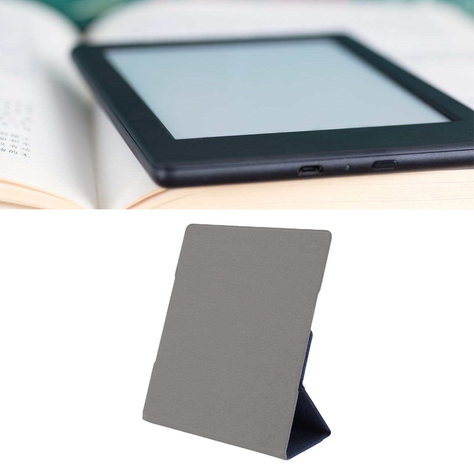 Asixxsix Custodia protettiva per Kindle Scribe 2022 2024 da 10,2 pollici, custodia con supporto in pelle PU premium per lettore di libri elettronici (blu navy)