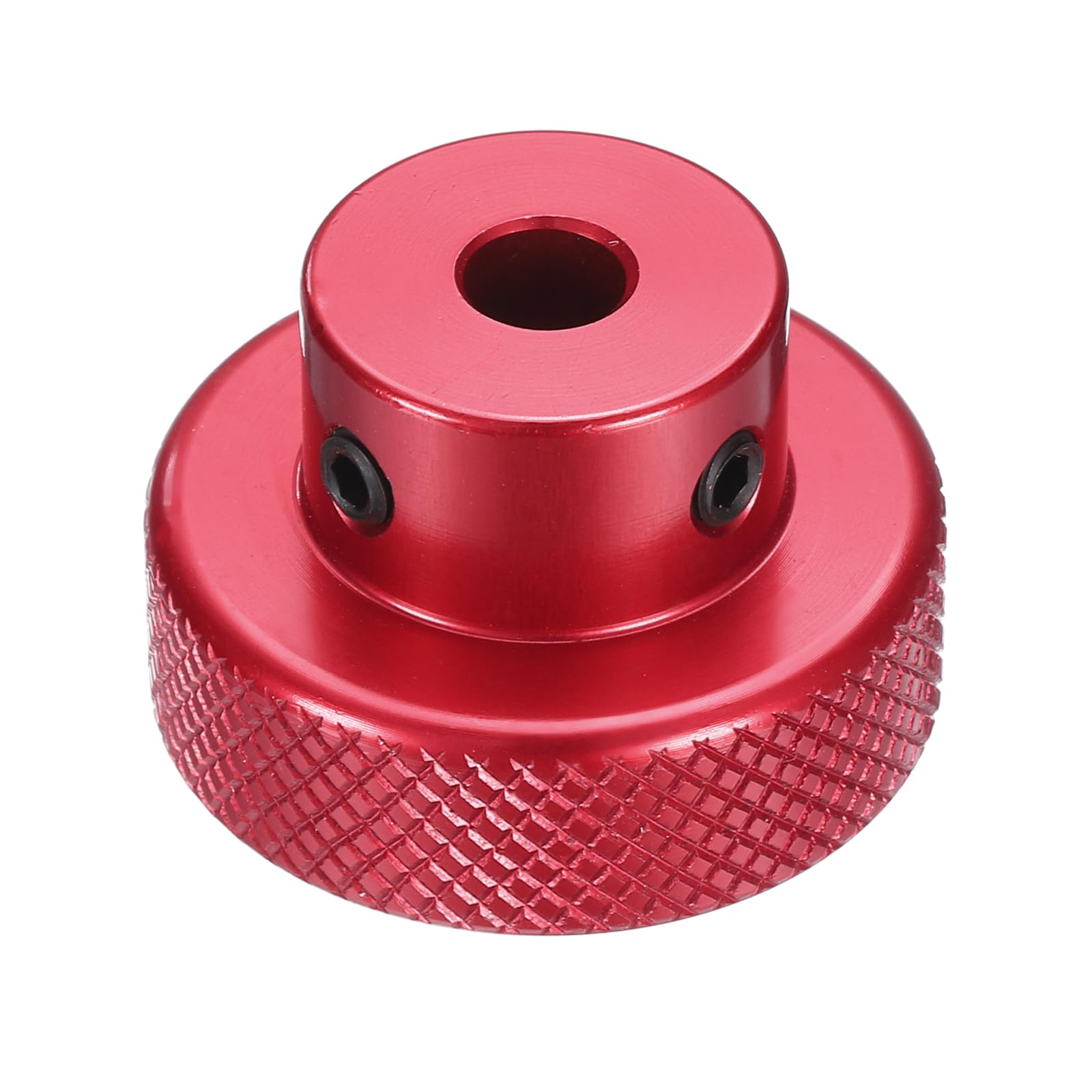 Volant moleté 6mm en alu anodisé anti-glisse pour réglage de haute précision