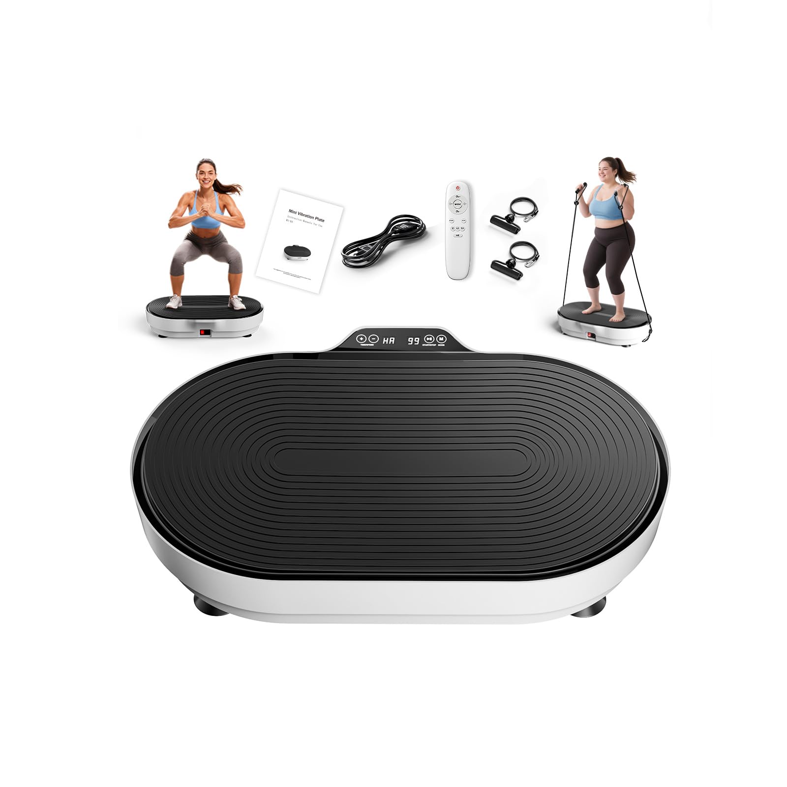 Vibration Plate Exercise Machine Enlarged Vibration Plate for Lymphatic Drainage Vibrating Plate Fitness Whole Body Vibration Plates for