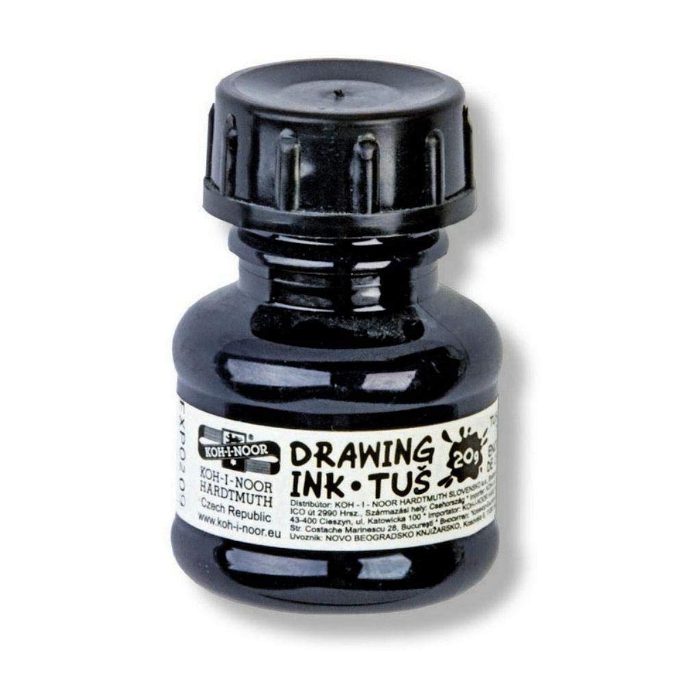 KOH-I-NOOR 20 g Drawing Ink - Black