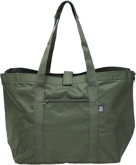Amazon Co Jp レジかごトートバッグ カーキ シューズ バッグ