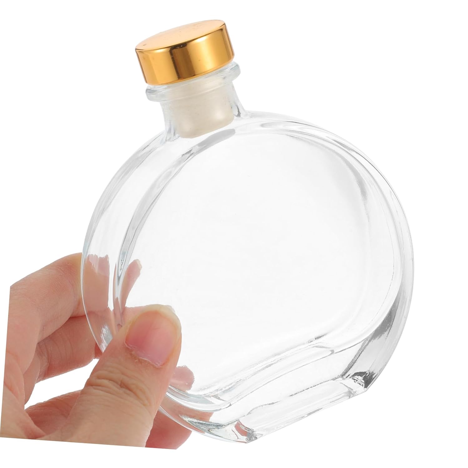 Zerodeko 9pcs Empty Diffuser Bottles Container for Home Fragrance Versatile Decorative Scent Bottles High Polymer Stoppers for Hotels and Offices