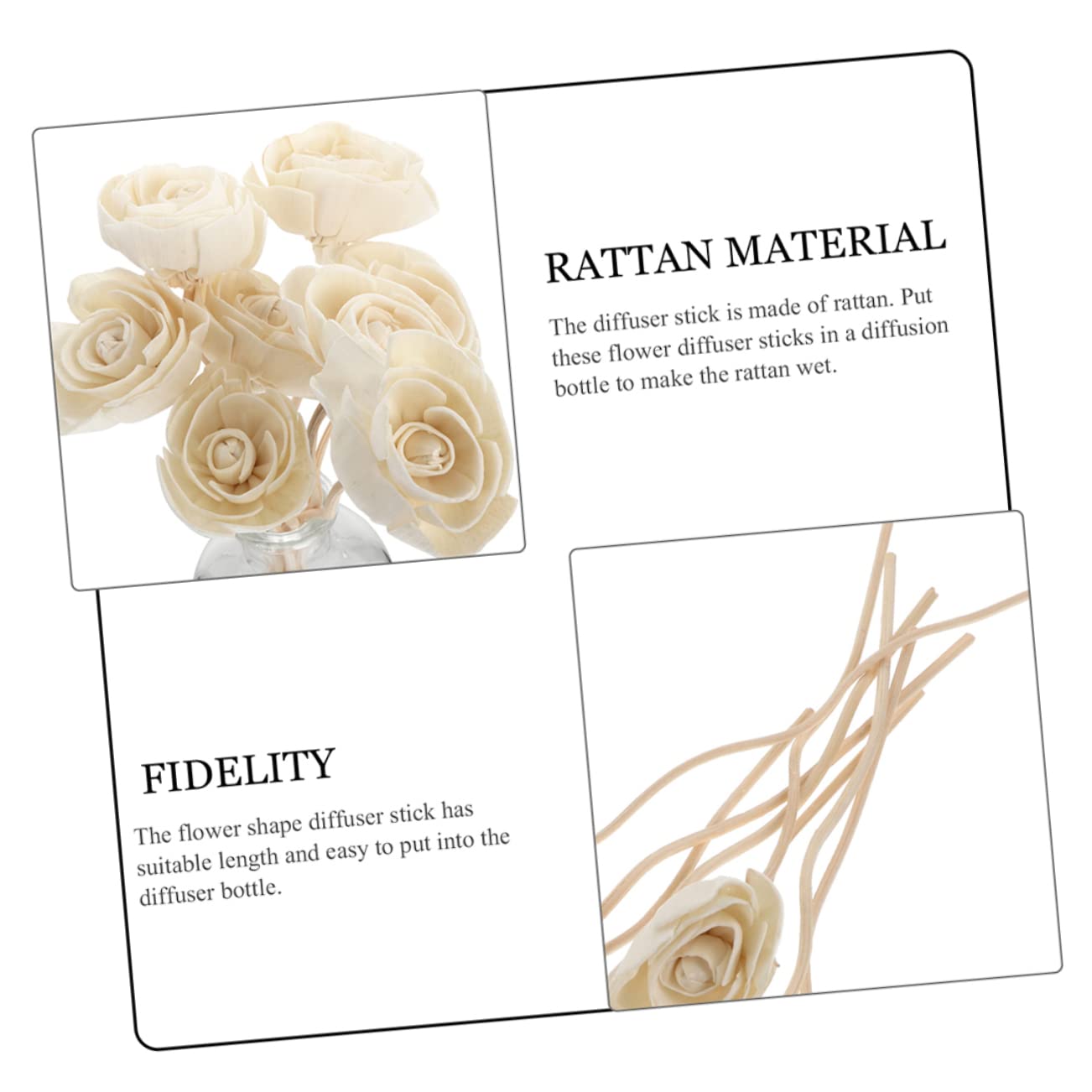 ABOOFAN 30 STK Aromatherapie-Rattan wohnaccessoires Room Fragrance duftdefuser dyfuzor zapachowy Zubehör für Aromaflaschen Aroma-Sticks kerzenset Schilf Duftstäbchen Aroma-Diffuse-Sticks
