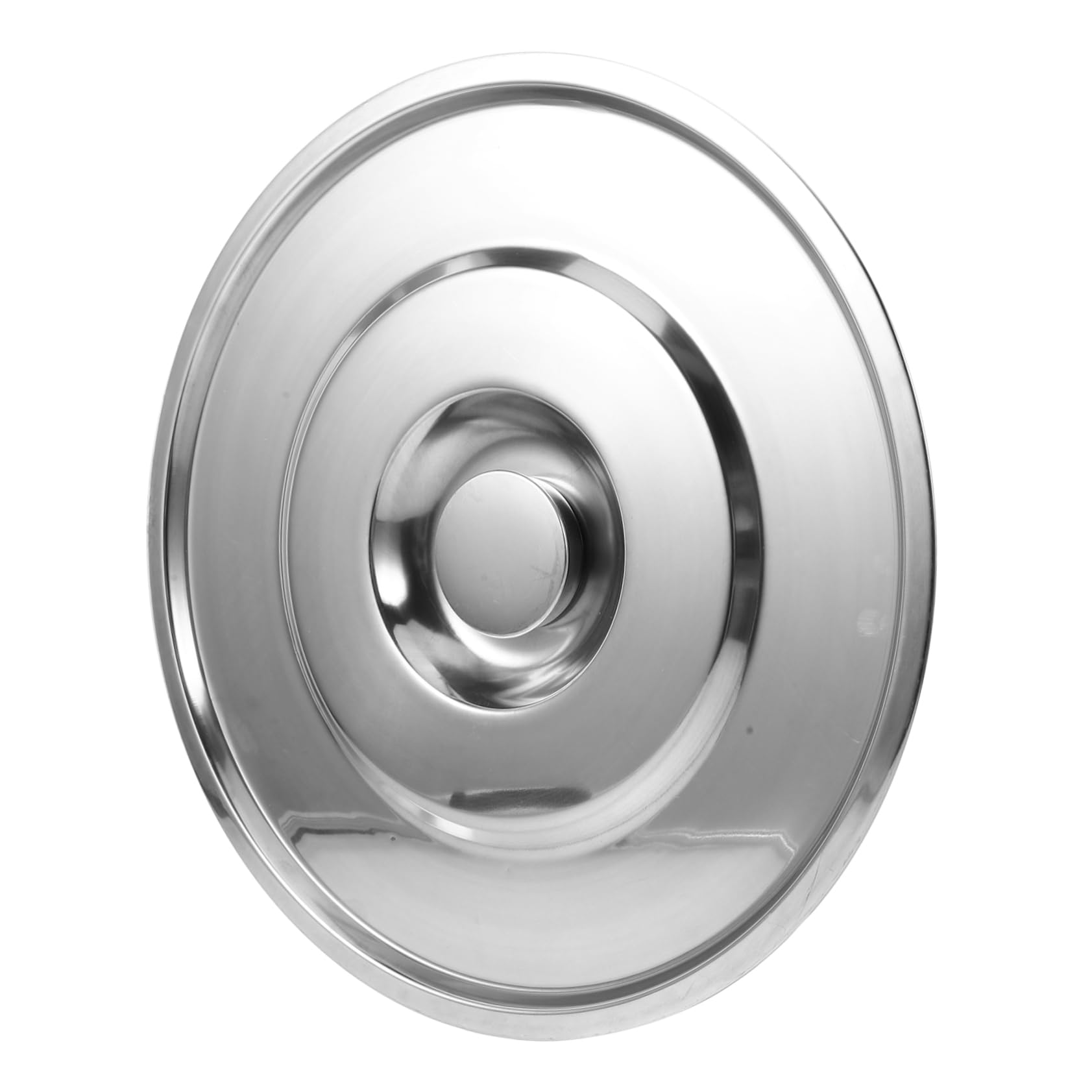 SOLUSTRE Thickened Soup Pot Lid Stainless Steel Lid Replacement Easy to Clean Pot Cover