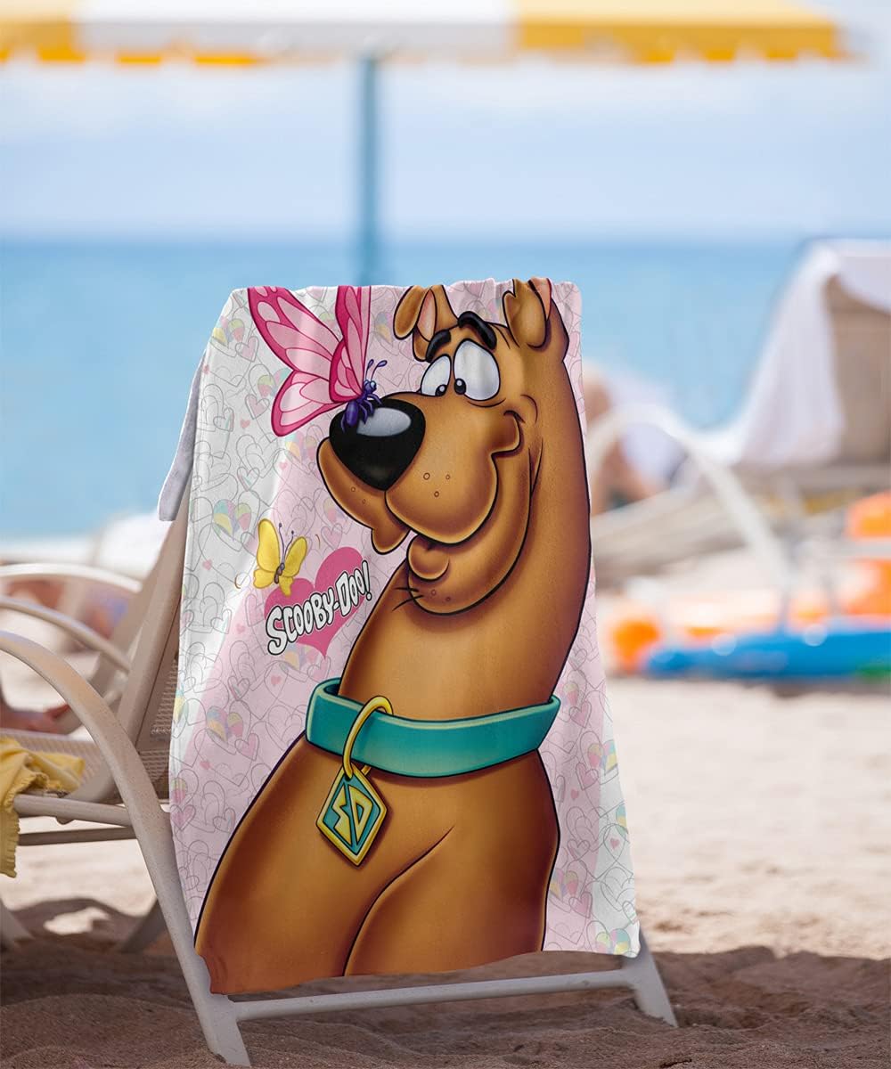 Logovision Scooby Doo Beach Towel LOGOVISION Scooby-Doo Butterfly