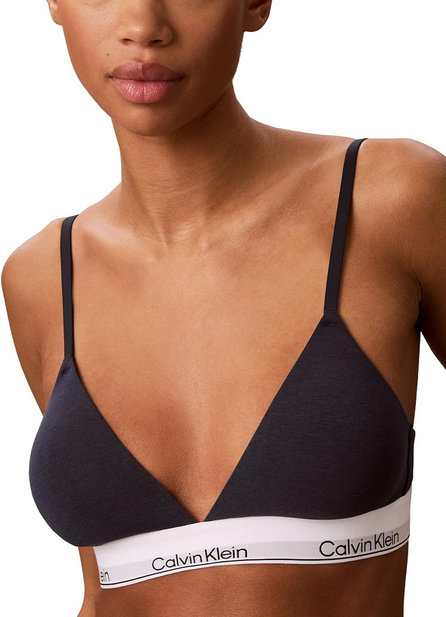 Calvin Klein Women's Icon Cotton Modal Lightly Lined Triangle Bralette