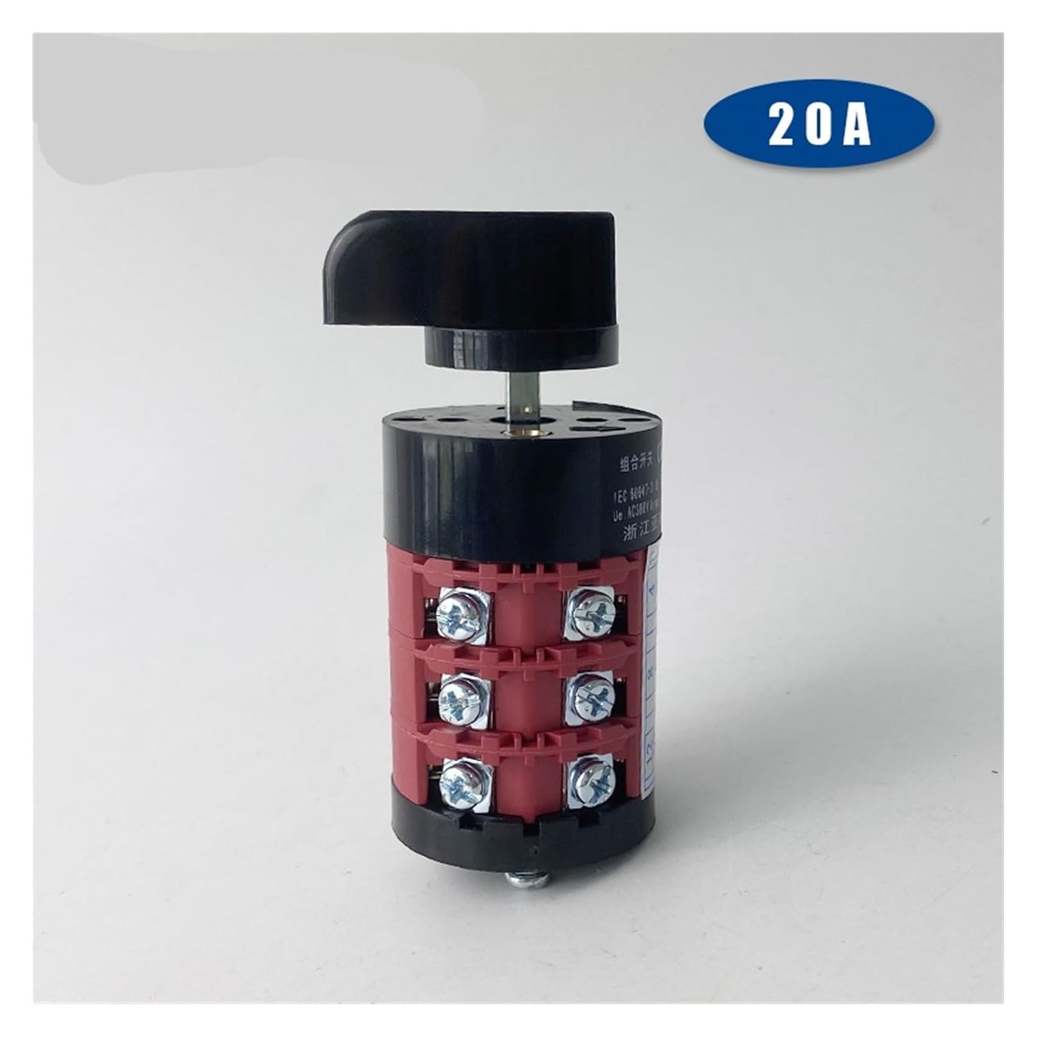 スイッチ 0-7 ポジション 20A 660V 3 極 回転ネジ 手動電気切替遮断器 HZ5B-20/7/3
