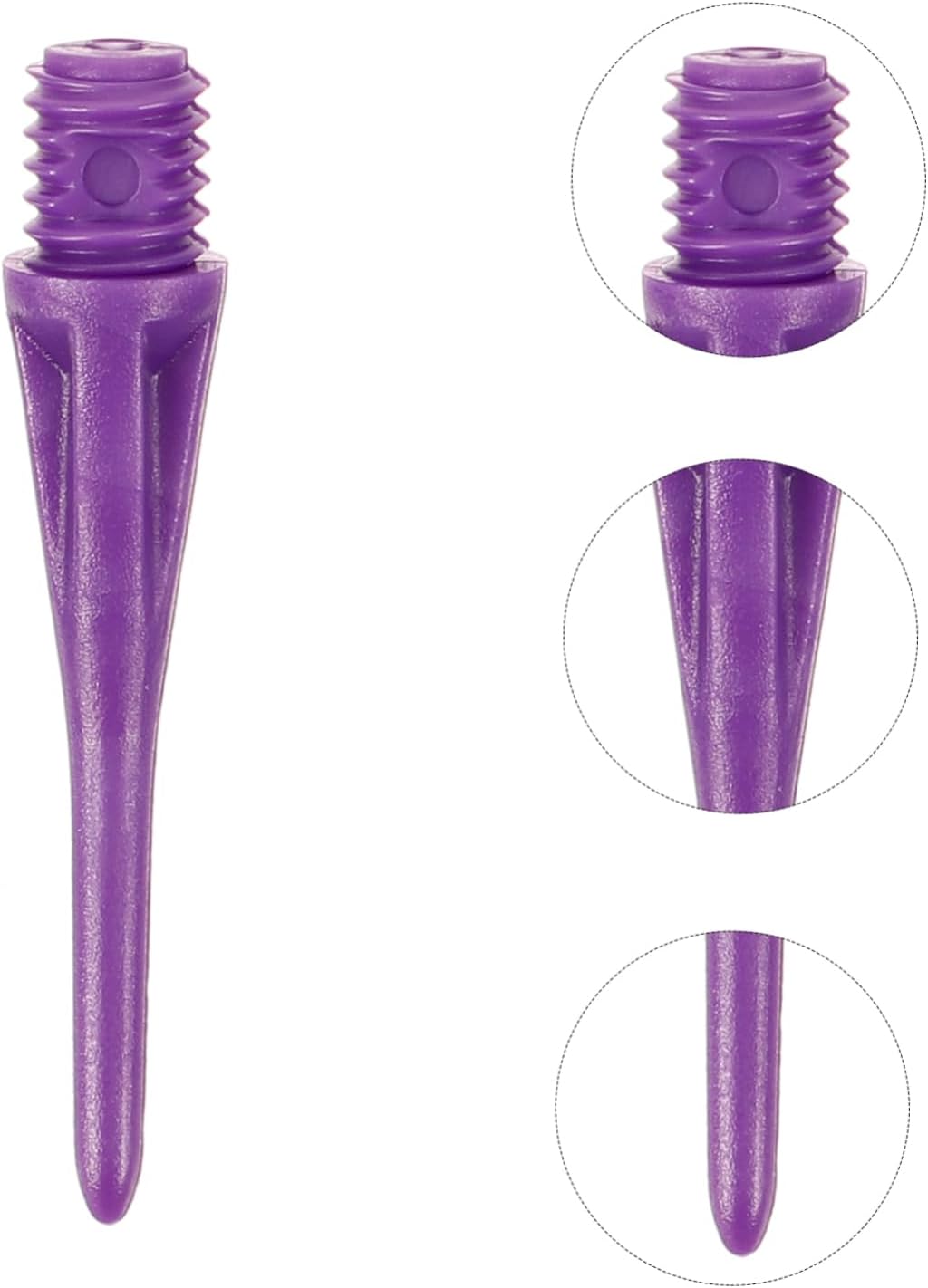 50Pcs Durable Soft Tip Points for Creative Replacement Flight Tips Lightweight and Portable Easy to Install for Electronic Dartboards