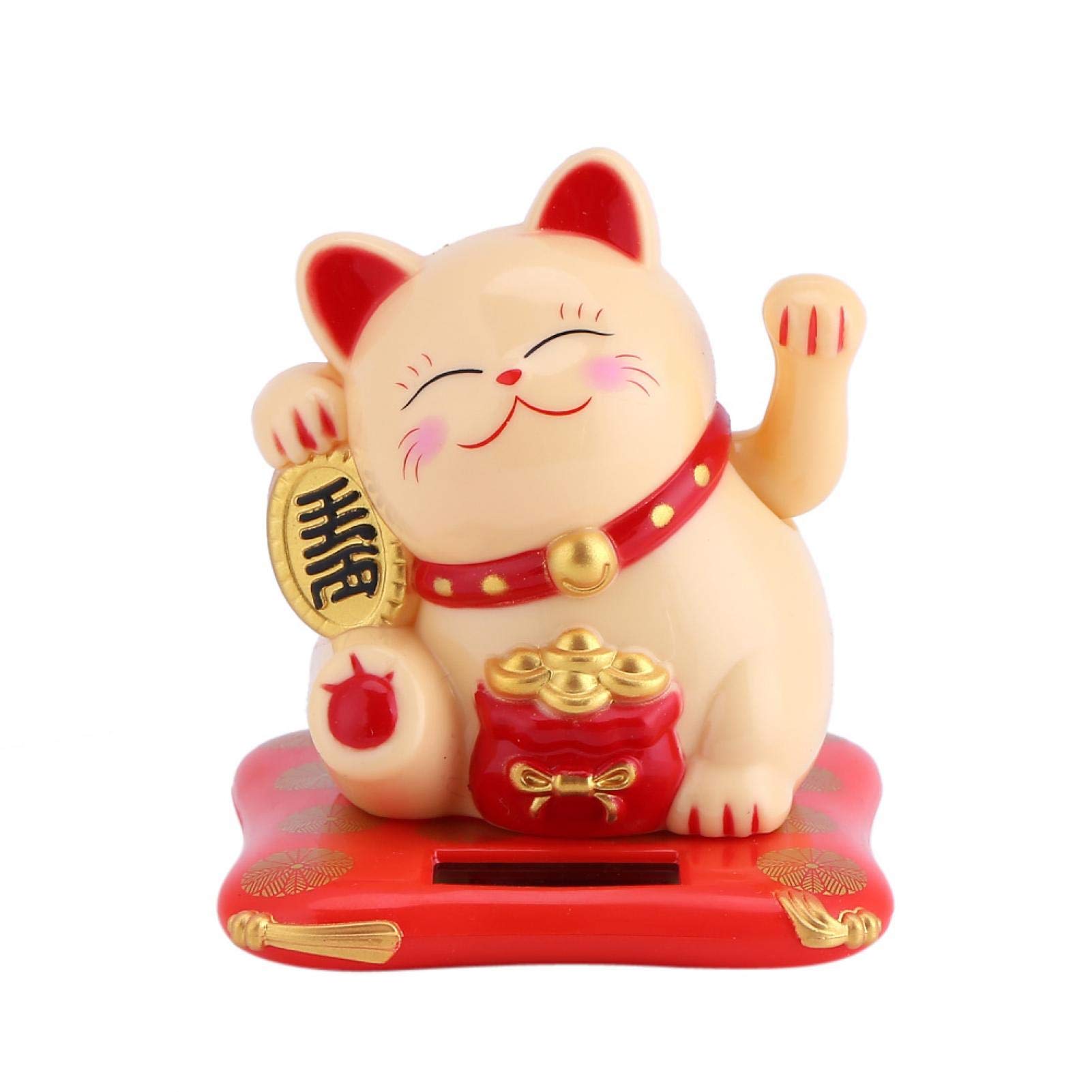 Amazon.com: Waving Cat, Lucky Cat Waving Arm Beckoning Cat Maneki Neko ...