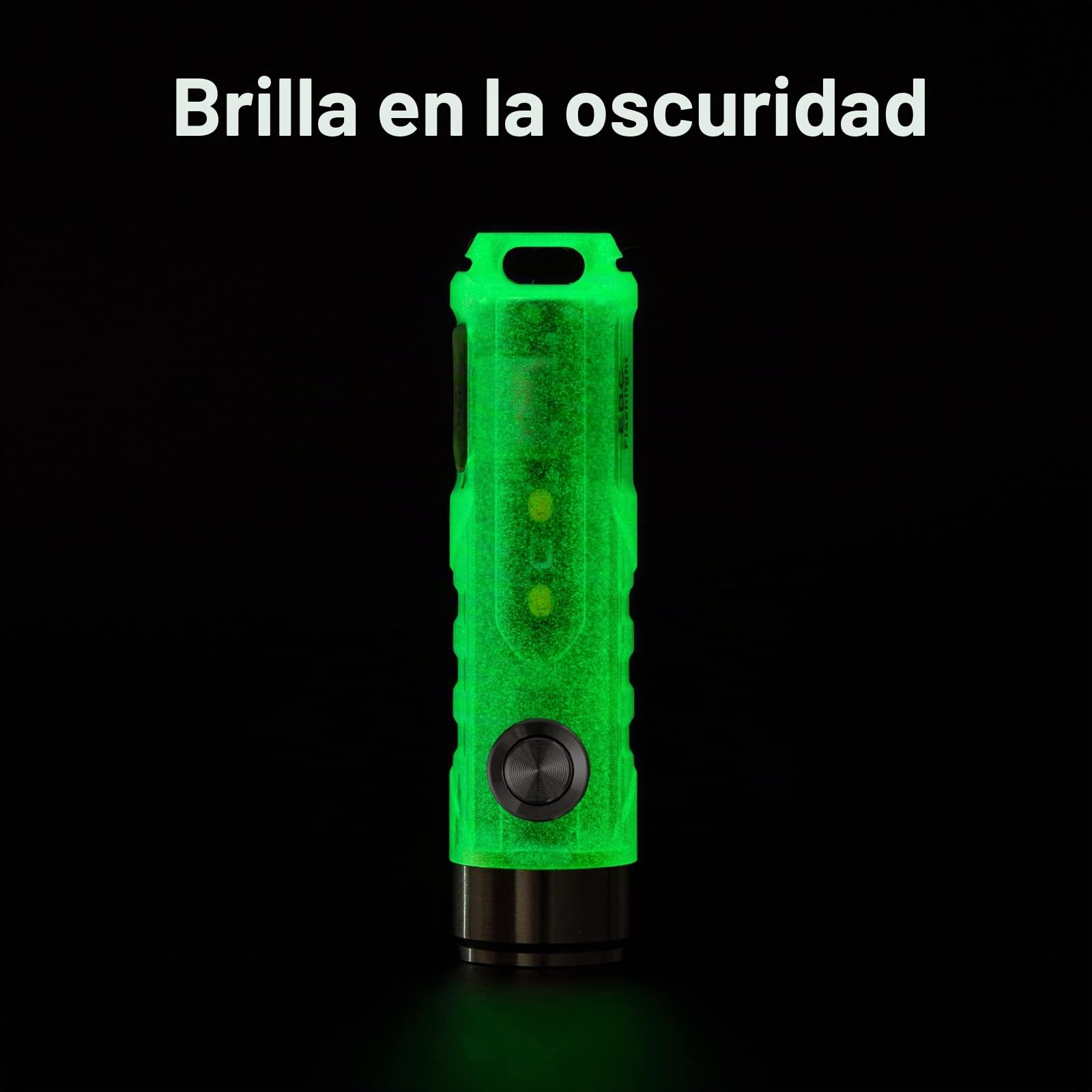 RovyVon A5 G4 LED Linterna EDC que Brilla en la Oscuridad, 650 Lúmenes de Alto Lúmenes, Recargable, llavero con luz Lateral Blanca, Multifuncional para Uso Diario y al Aire Libre