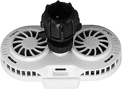 Generic Radiador de Telefone, Refrigerador de Telefone Celular, Ventilador Duplo, Semicondutor Silencioso, ABS para Transmissão Ao (Branco)