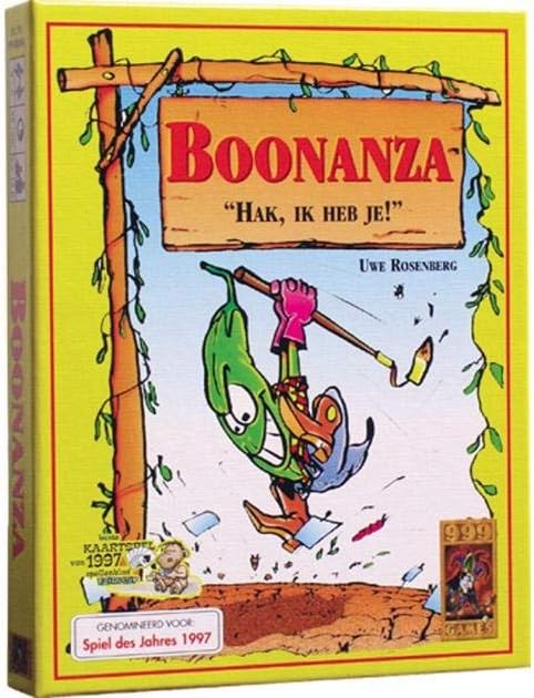 999 Games - Boonanza Card Game - Basic Game from 10 Years Old - Nominated for The Dutch Games Prize 2003, Uwe Rosenberg - for 3 to 5 Players - 999-BOO01