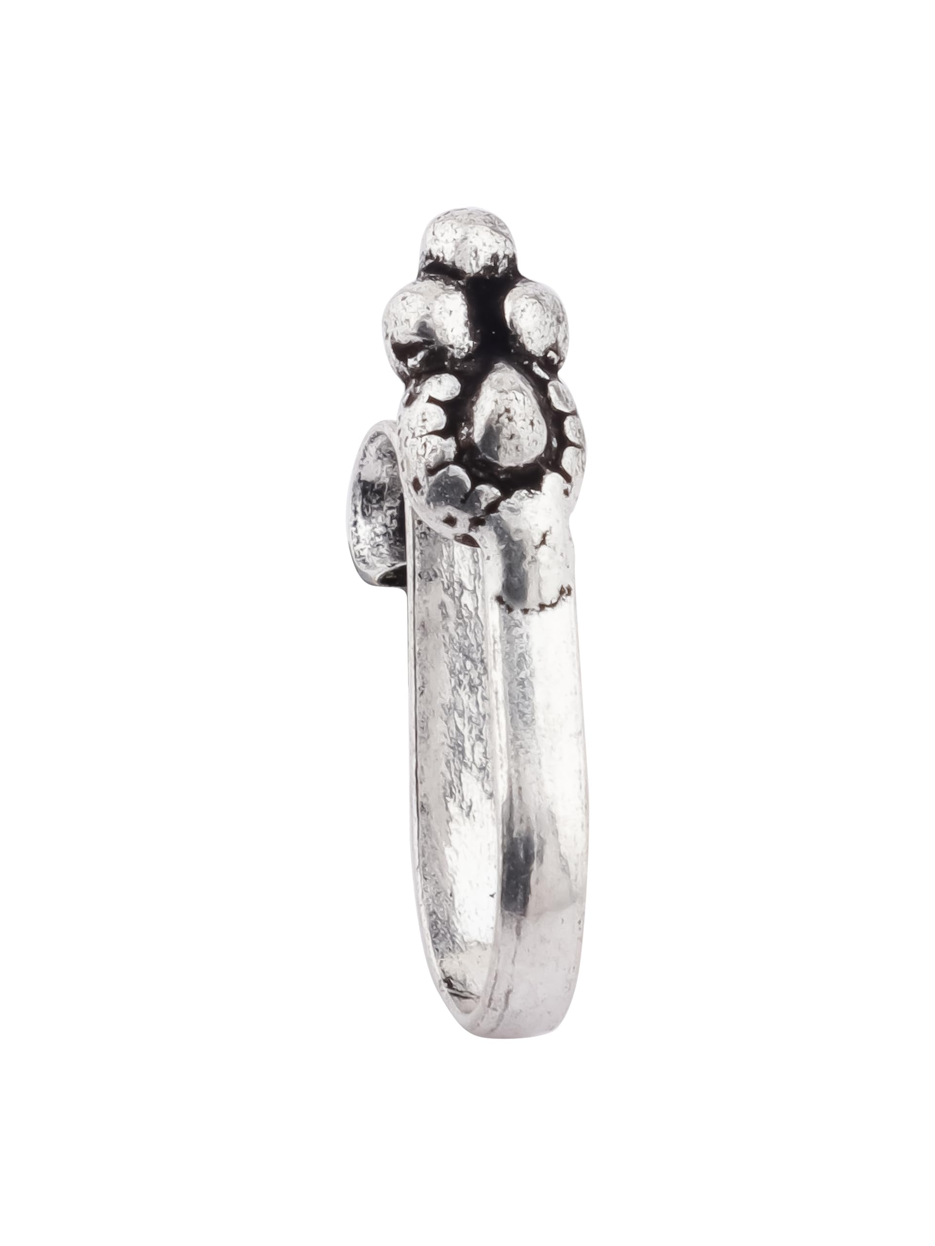 Daya Oxidised Adjustable Nose Pin for Women Non-Pierced Adjustable Nath Ethnic Tribal Handmade Nose Ring Boho Jewellery-image-49