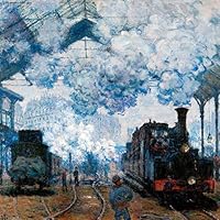 Amazon.co.jp: クロード・モネ作の睡蓮の池 額入りサイズ:60.2x52.14cm