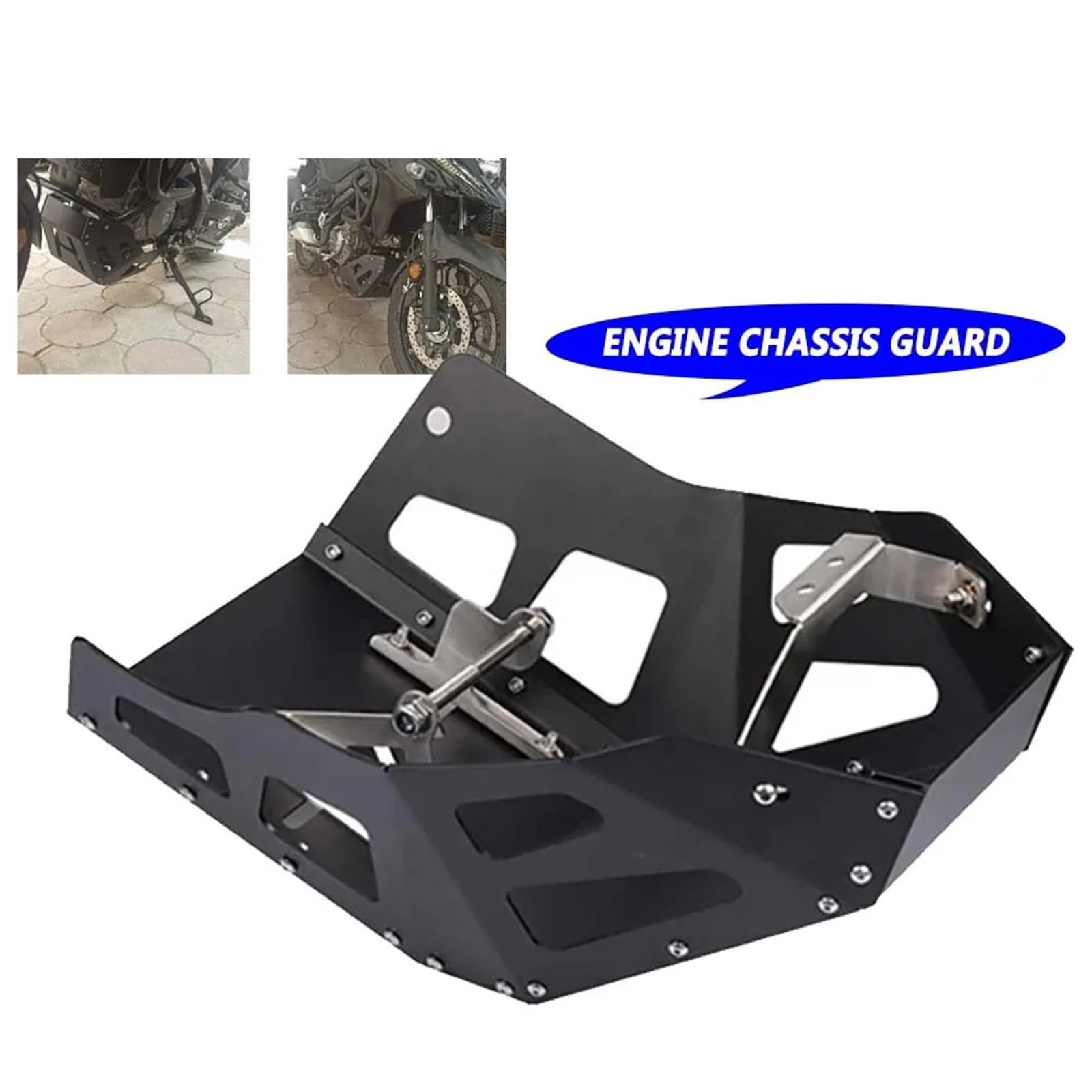 Telaio del corpo Kit Protezione telaio motore moto Piastra paramotore Copertura protettiva Panca adatta per SUZUKI V Strom 650XT 650XT DL650XT V