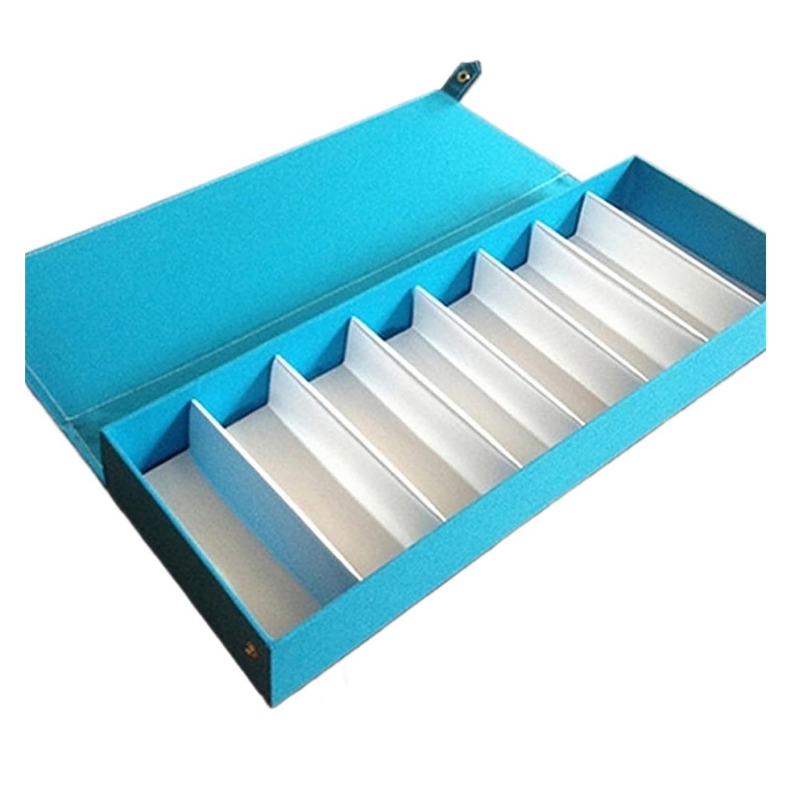 Organizador Para Gafas De Sol Organizador de gafas de 8 rejillas, caja de almacenamiento de gafas con carcasa dura, soporte de almacenamiento de gafas de sol de tela Oxford, caja de exhibición de cris