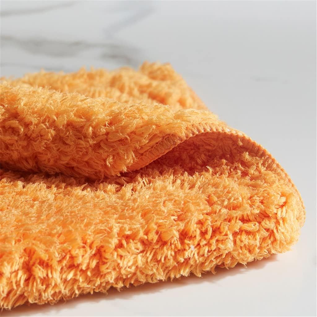 3/4PCS Plush Microfiber Cloth Household Cleaning Better Than Cotton Kitchen Towels Micro Fiber Towel(10cmx10cm)